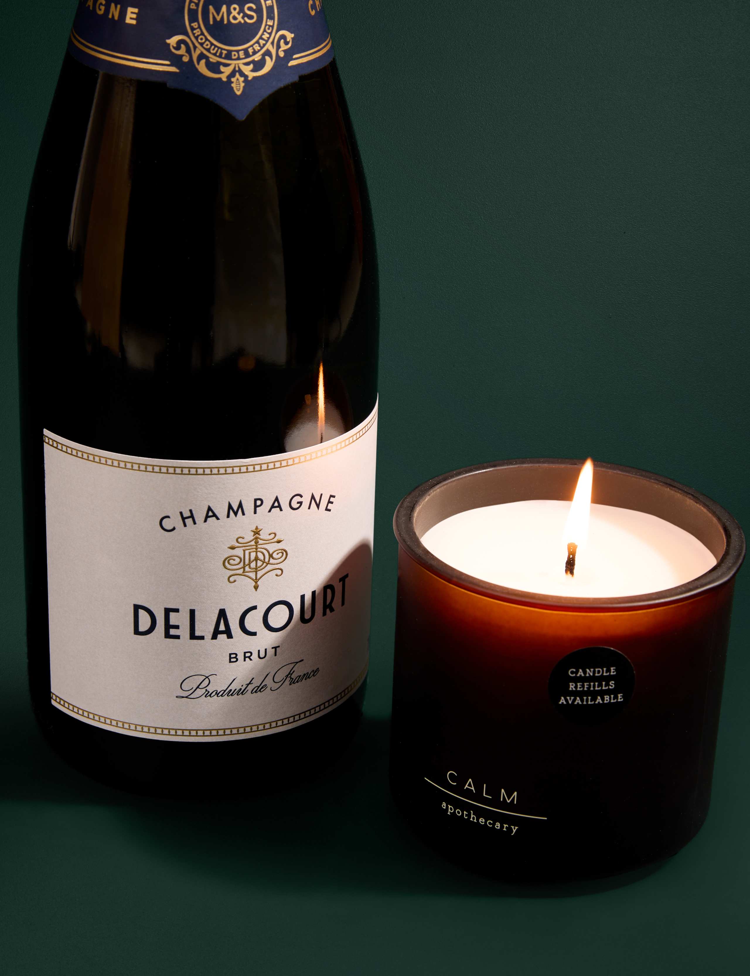 Cascaded Orchid with Champagne & Scented Candle 5 of 5