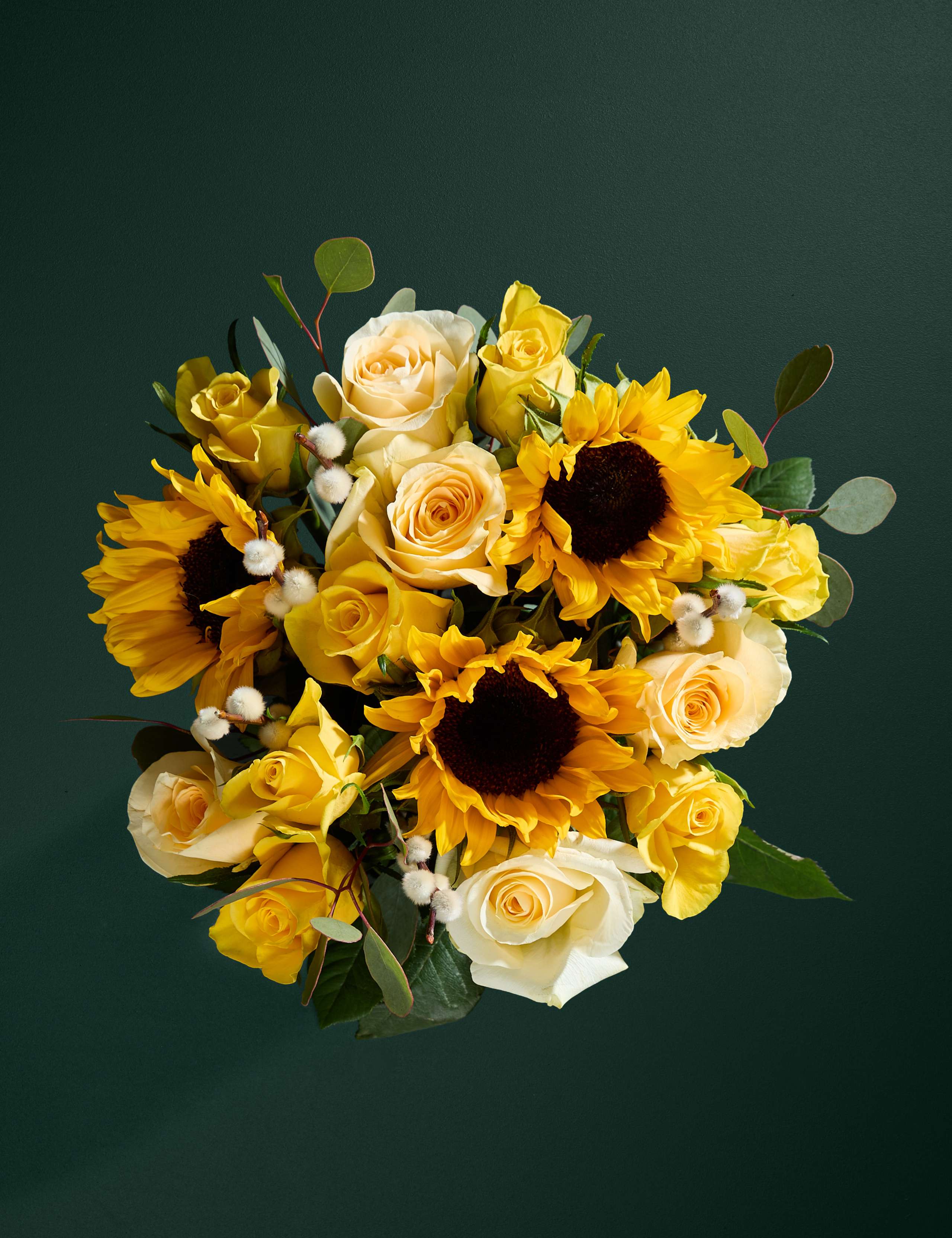 Easter Sunflower Bouquet with Easter Egg 2 of 9