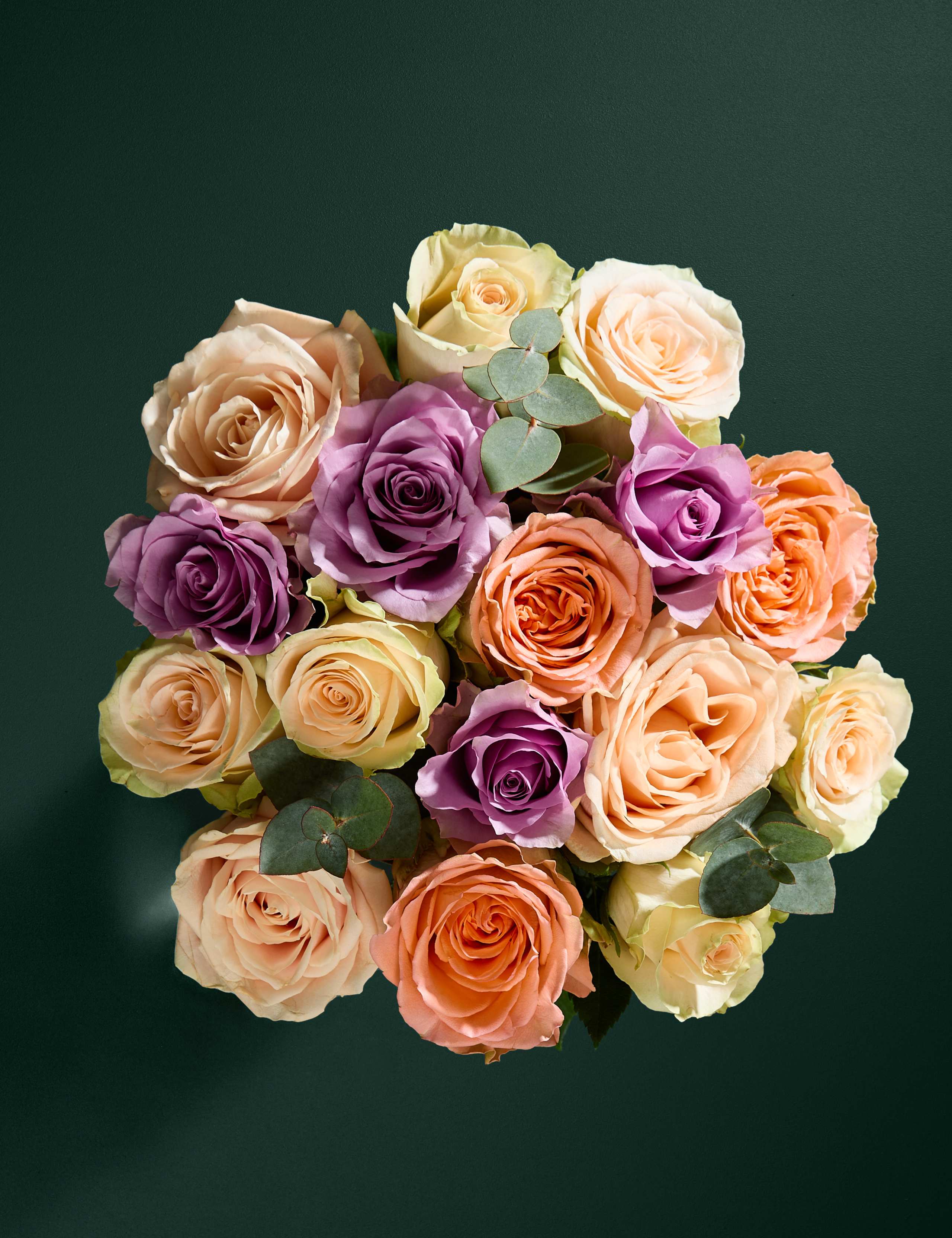 Easter Rose & Eucalyptus Bouquet 2 of 5