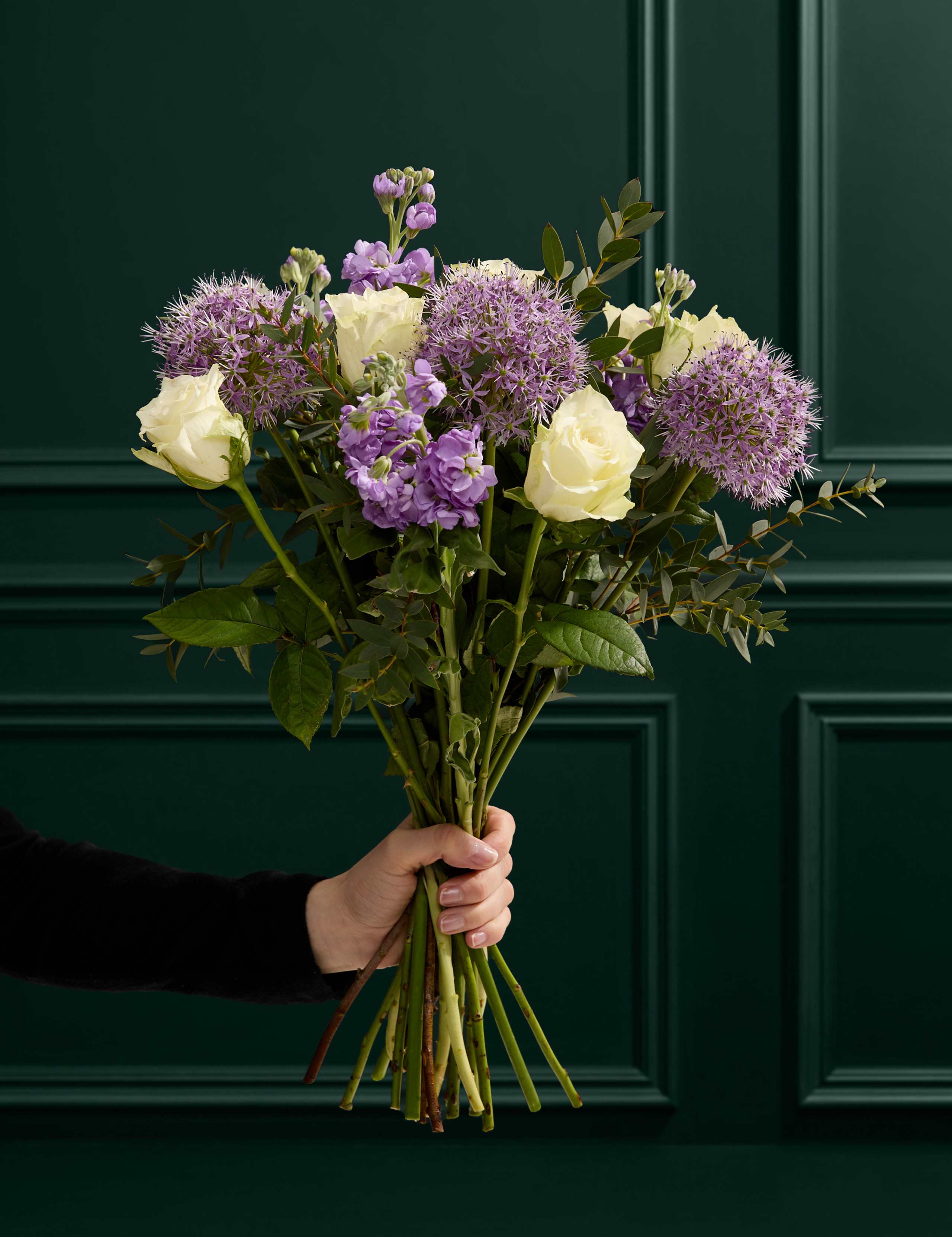 Rose Allium & Stock Bouquet 1 of 6