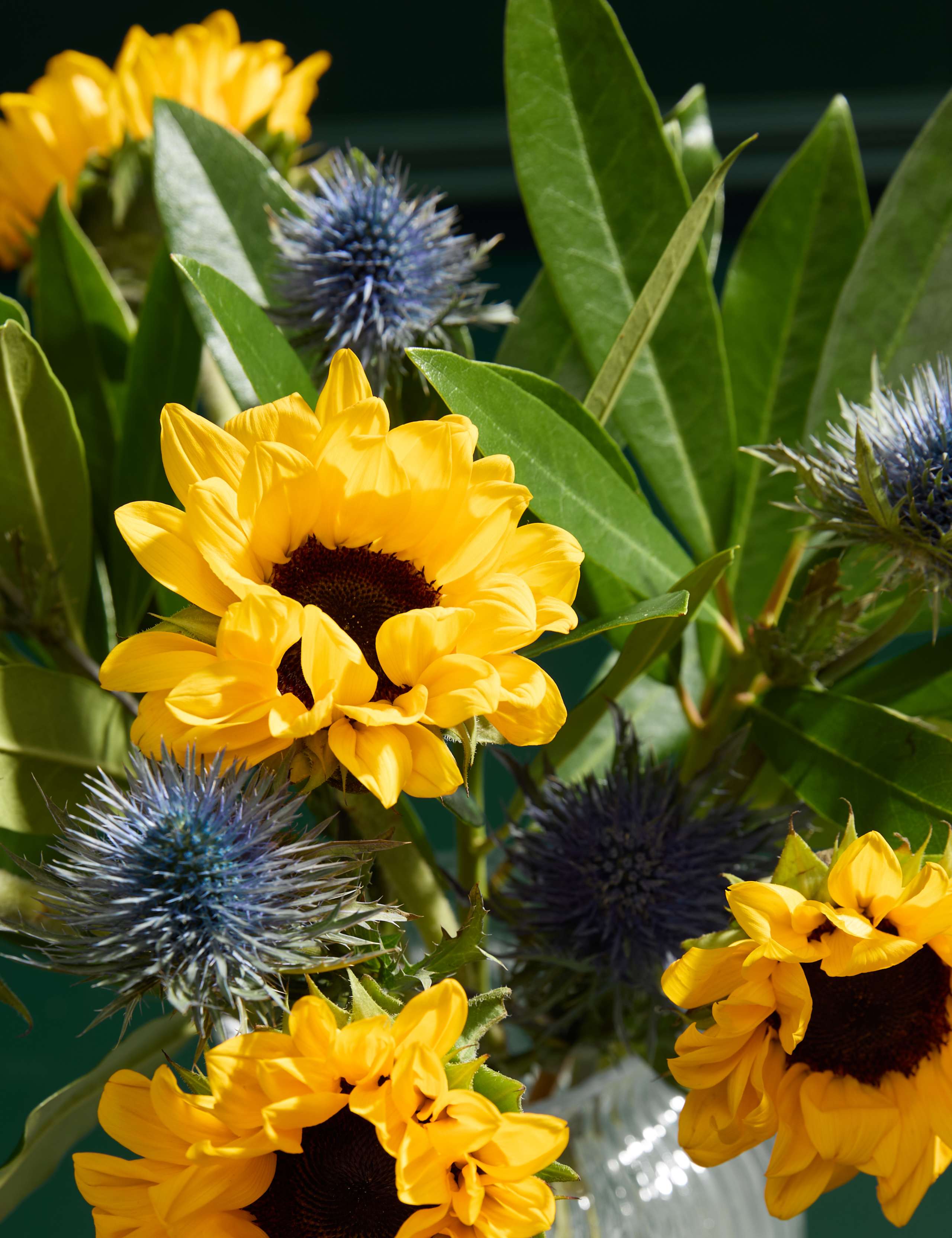 Sunflower Abundance Bouquet with Vase 3 of 7