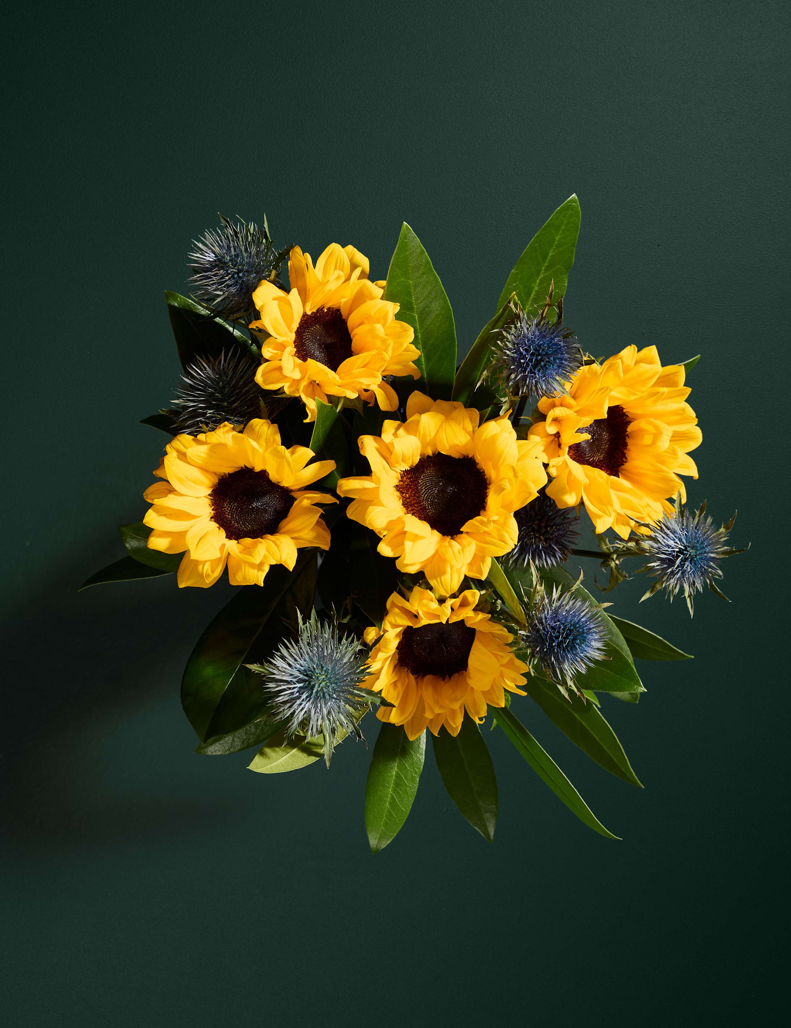Sunflower Abundance Bouquet with Vase 2 of 7