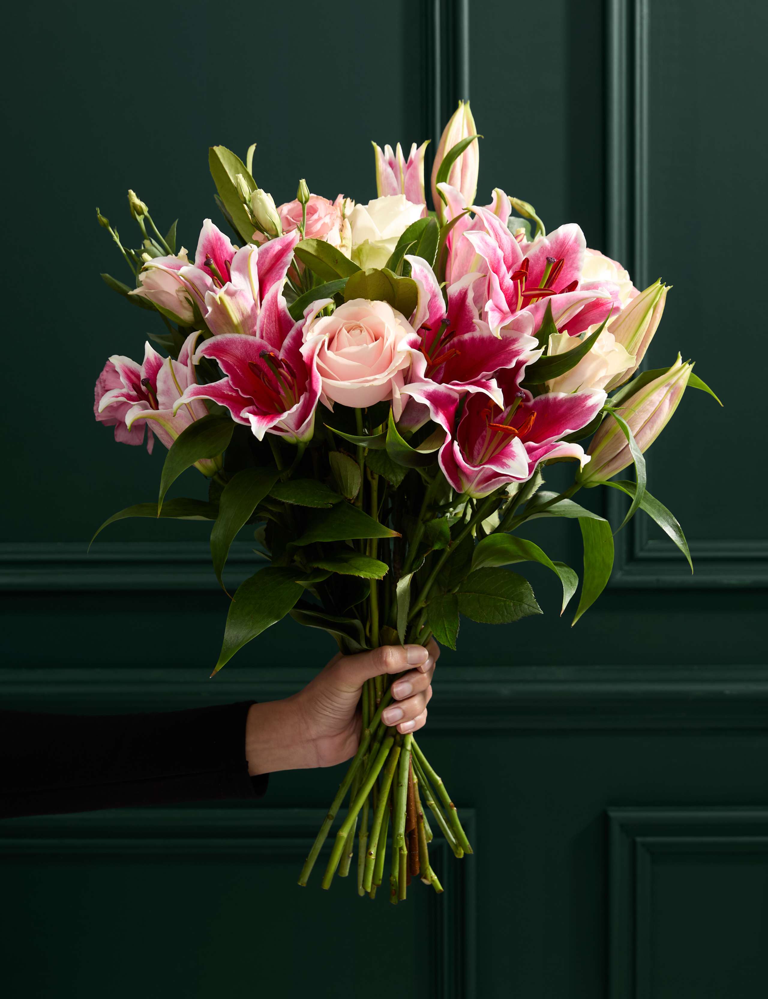 Pink Lily & Lisianthus Bouquet 1 of 7