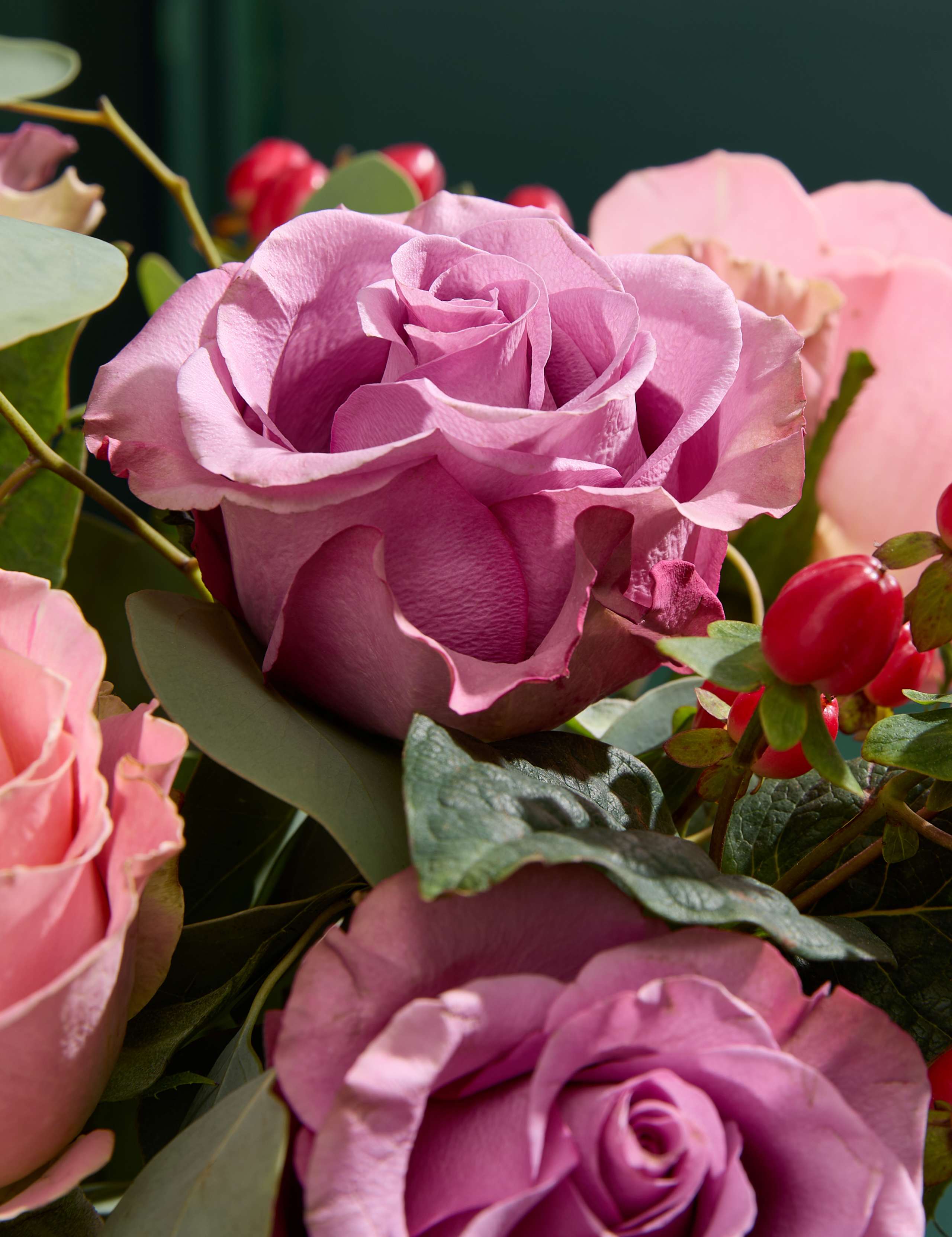 Rose & Hypericum Bouquet (Delivery from 7th October) 3 of 5