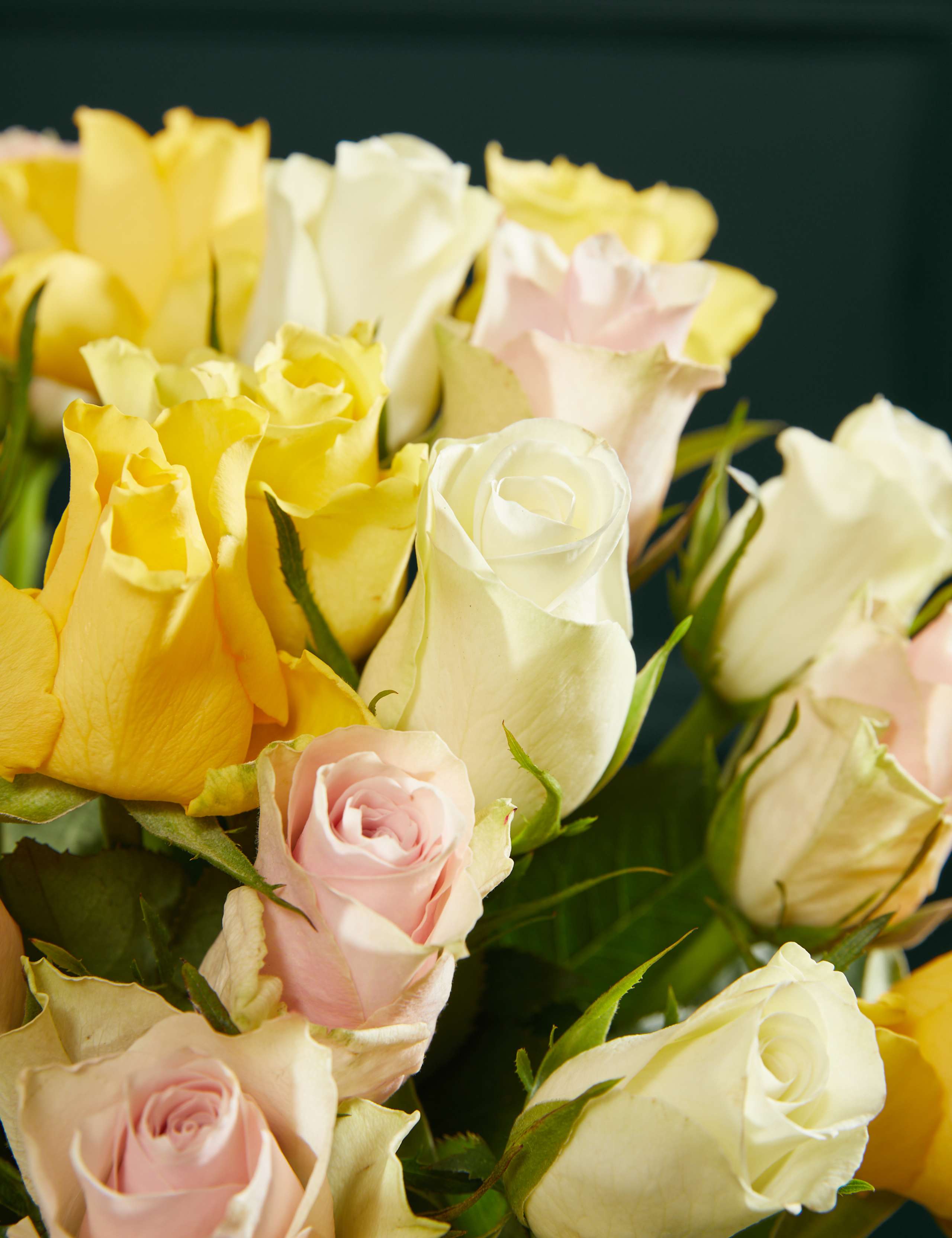 Yellow Rose Abundance Bouquet with Happy Birthday Chocolates 3 of 6