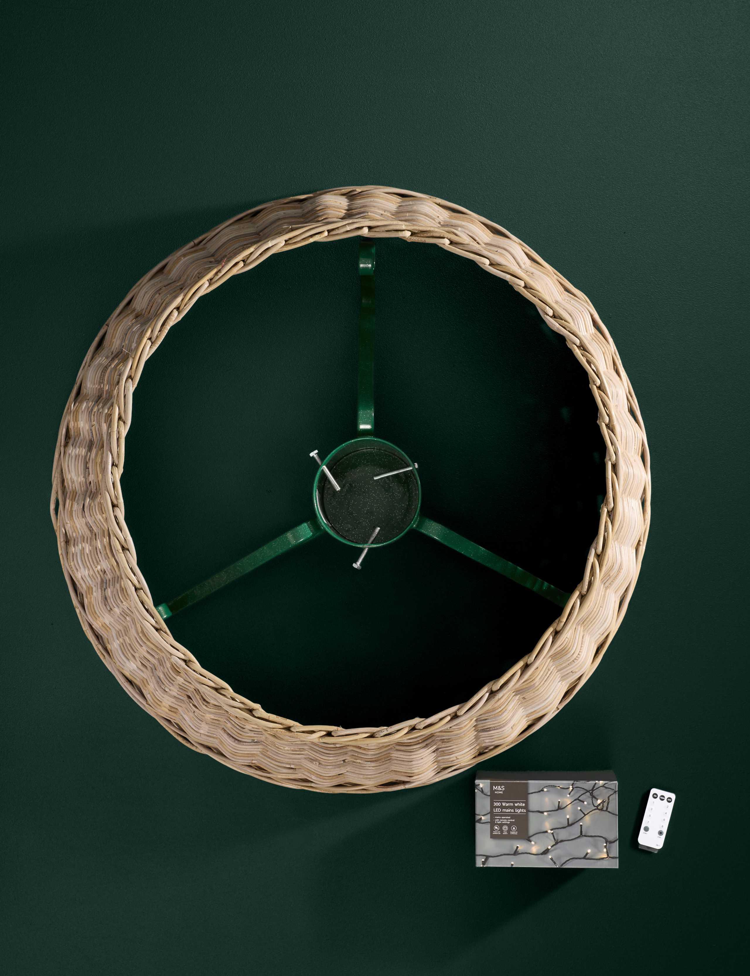 7ft Real Christmas Tree with Lights 4 of 5