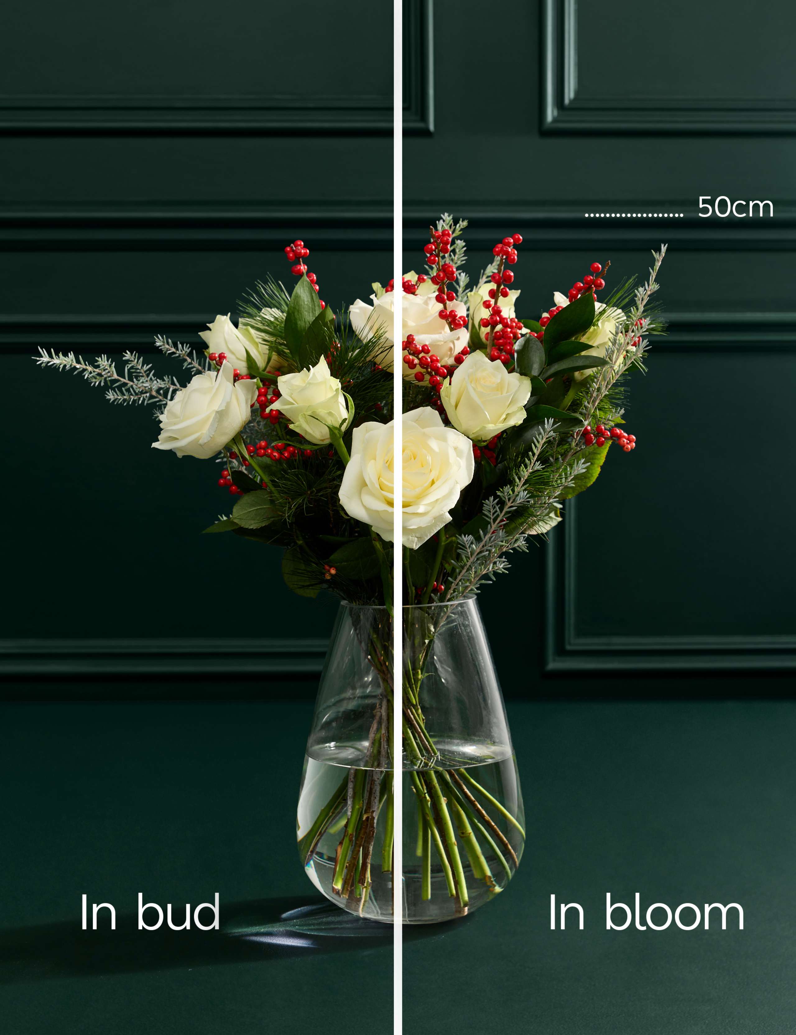 Avalanche™ Rose & Blue Prince Bouquet 5 of 8