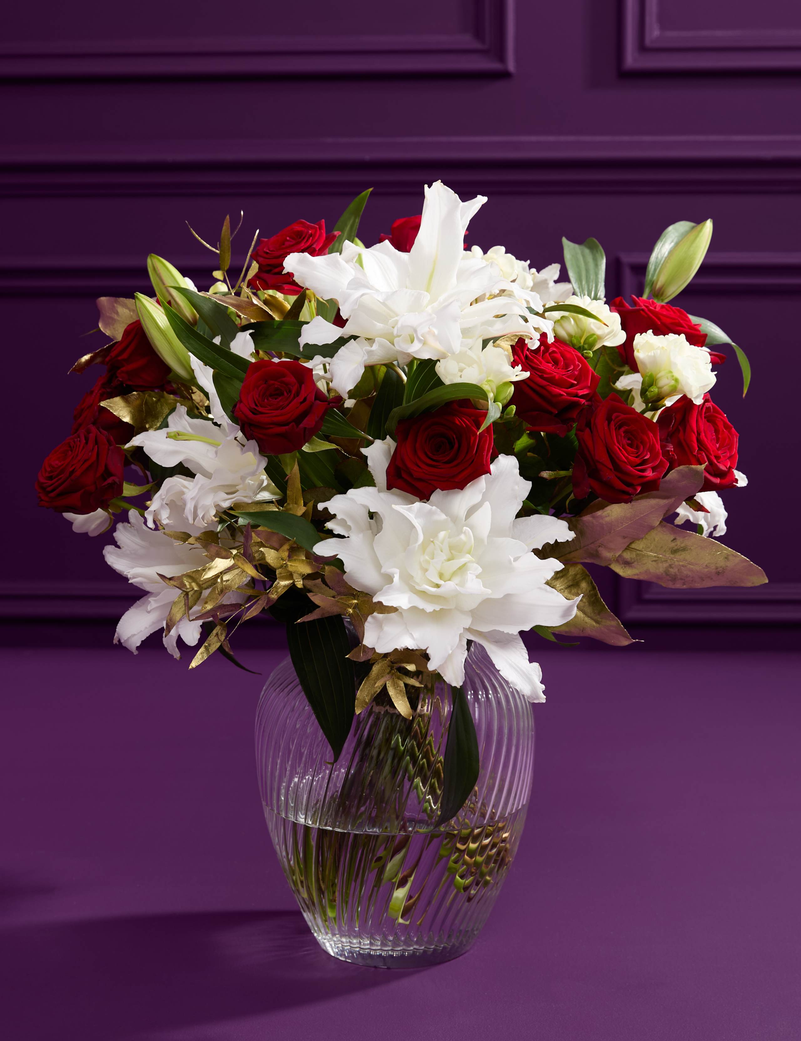 Christmas Bouquet with Vase 1 of 8
