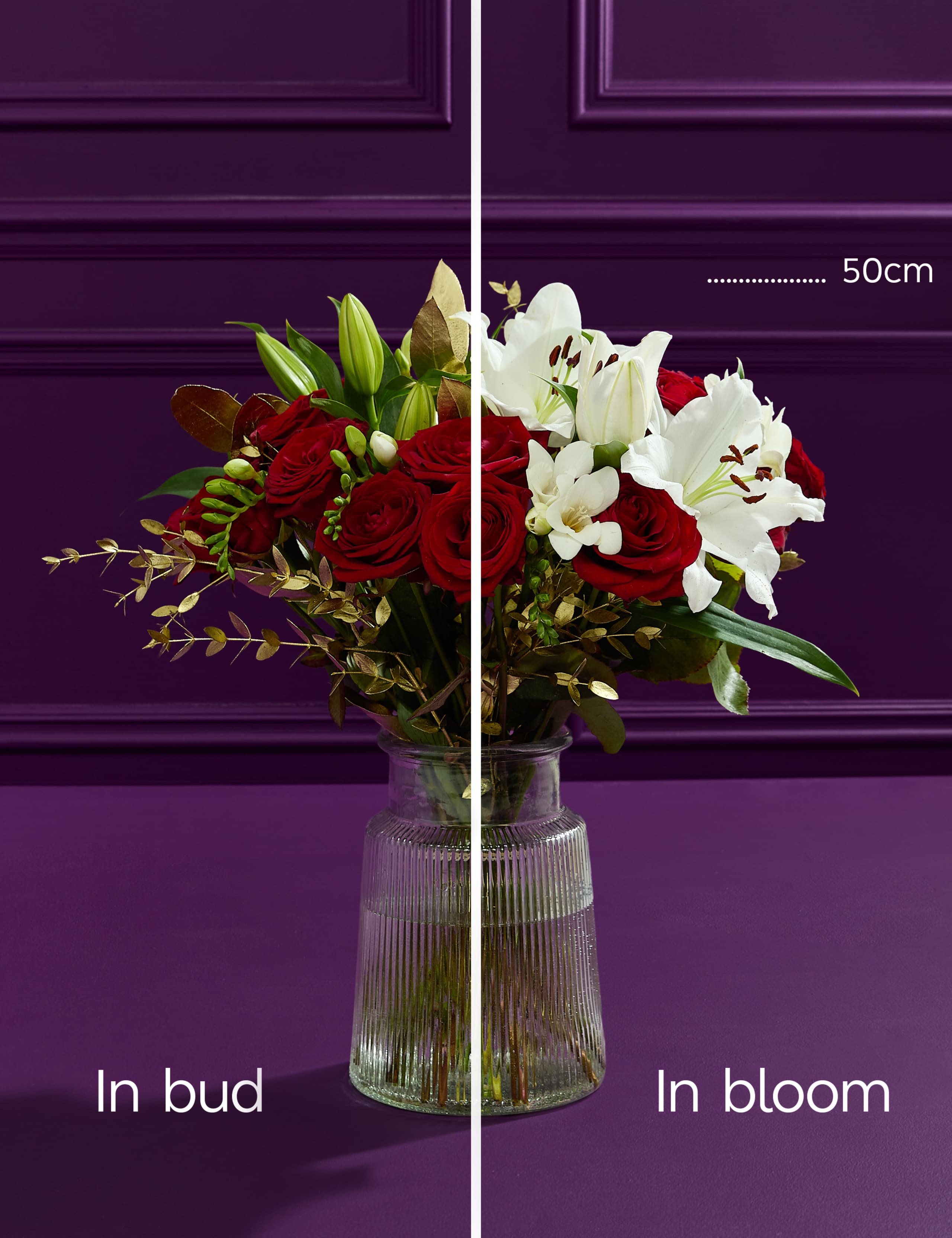 Dame Joan Collins Valentines Bouquet with Vase 6 of 11