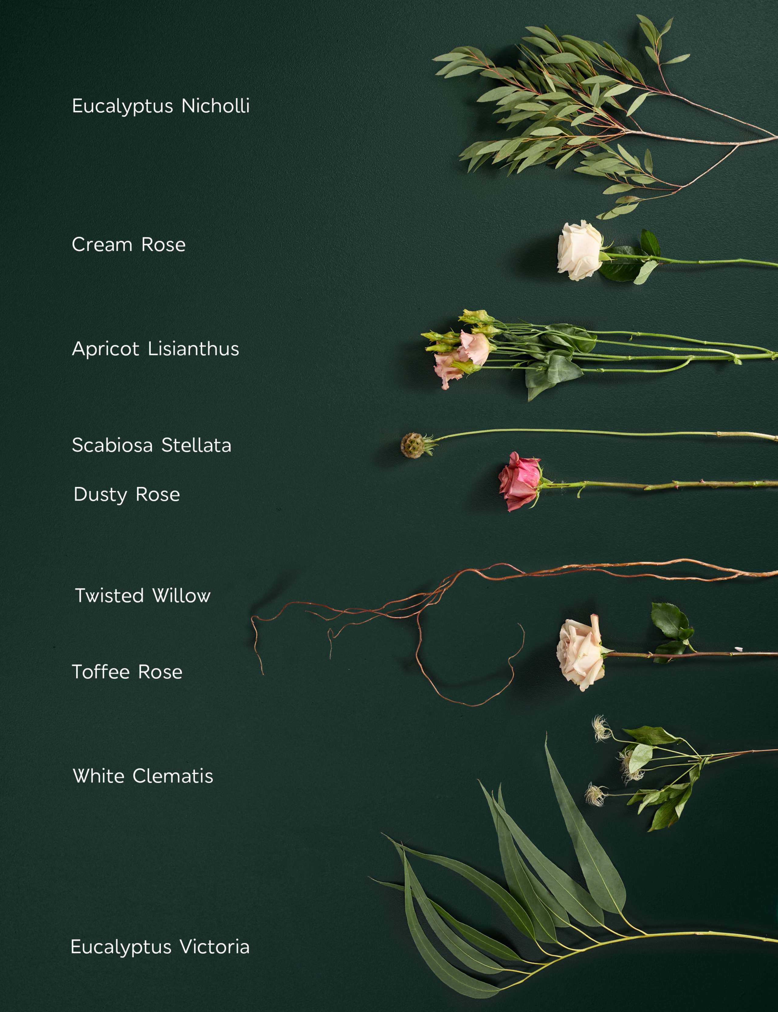 Luxury Vintage Rose & Willow Bouquet 5 of 10