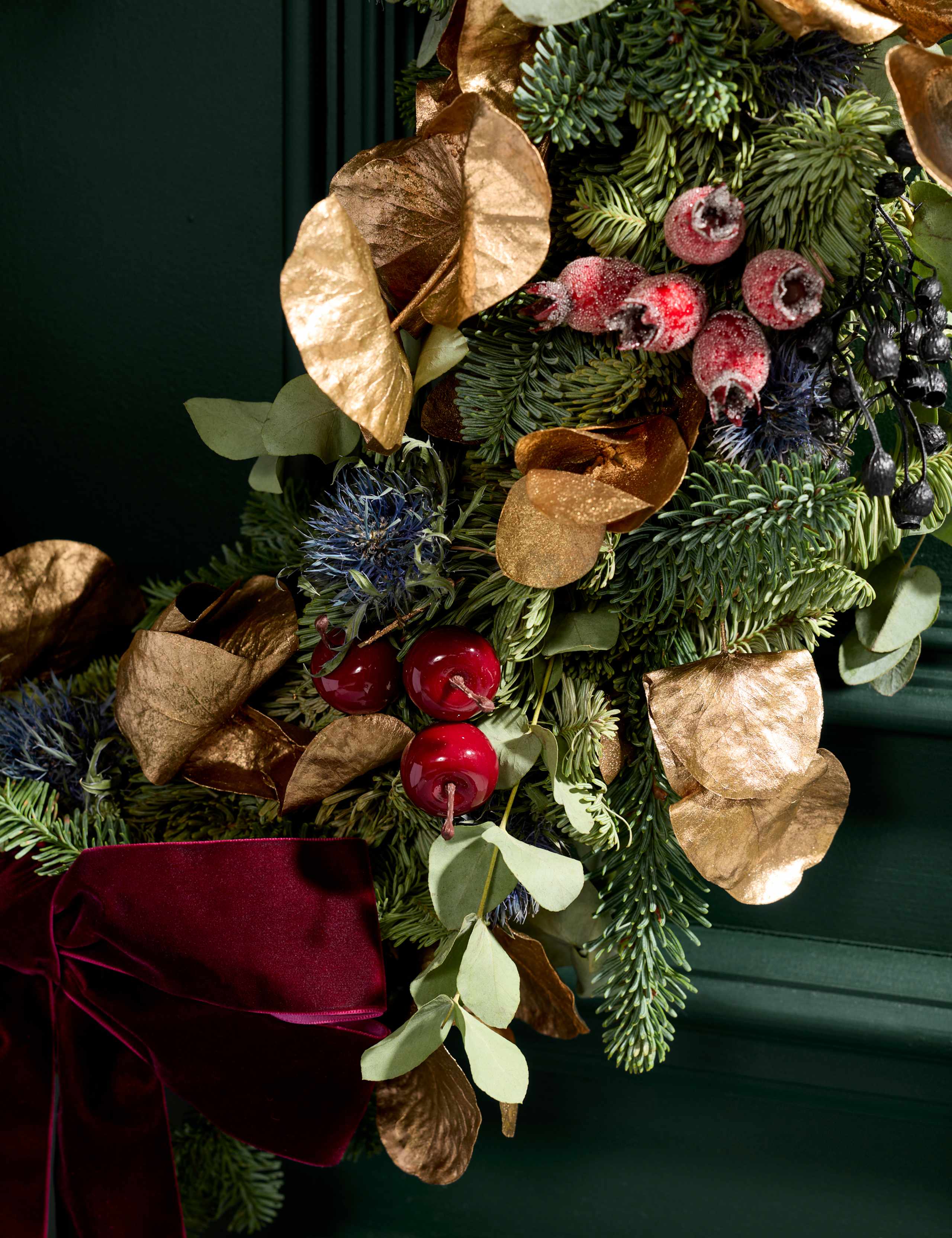 Winter Berry Real Christmas Wreath 2 of 4