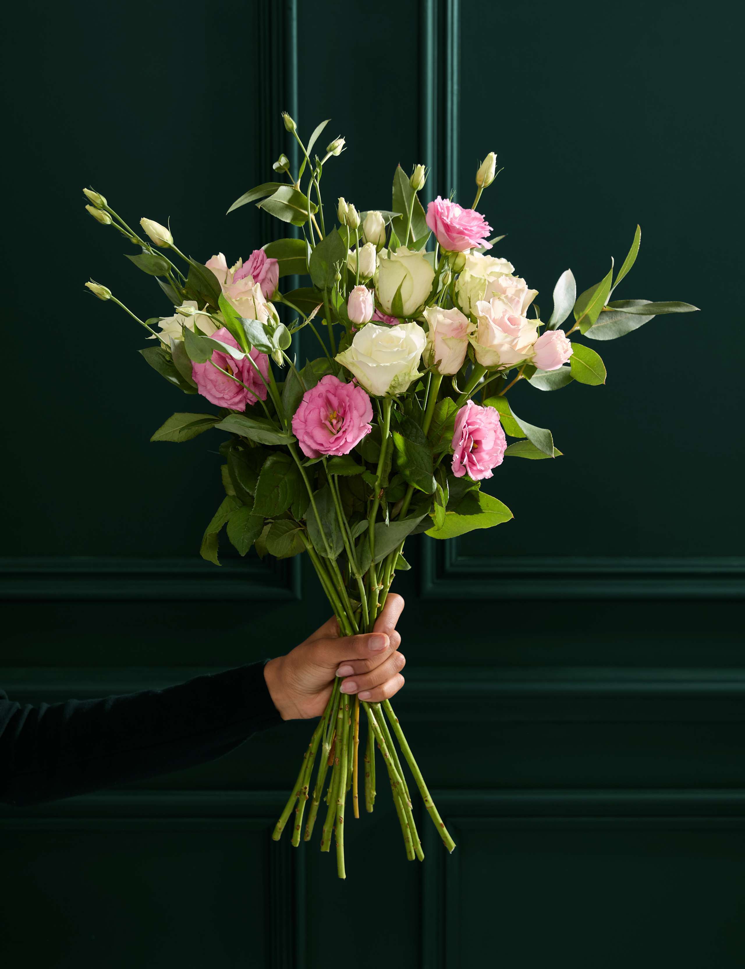 Pink Rose & Lisianthus Bouquet 1 of 6