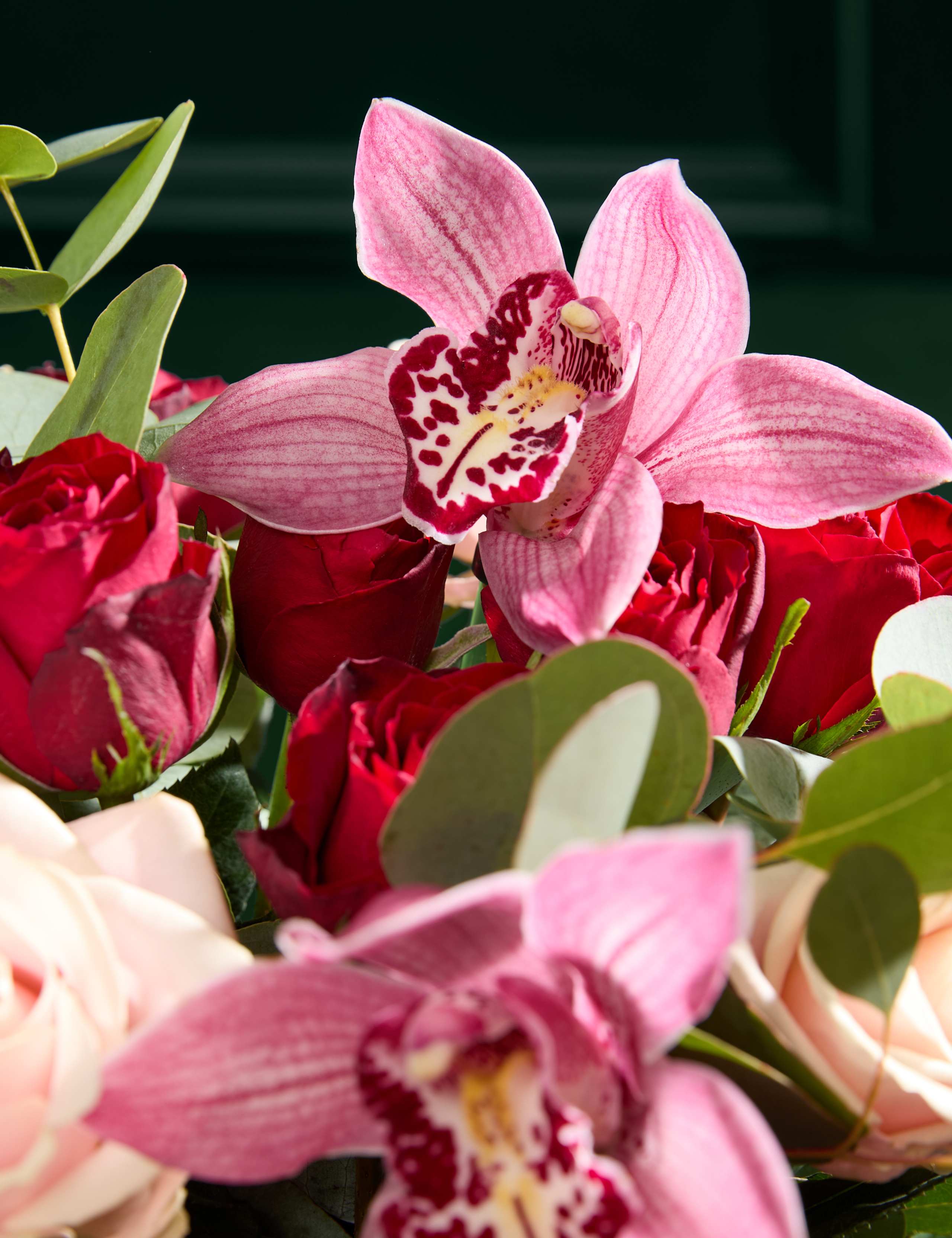 Valentine's Mixed Rose & Orchid Bouquet 3 of 8