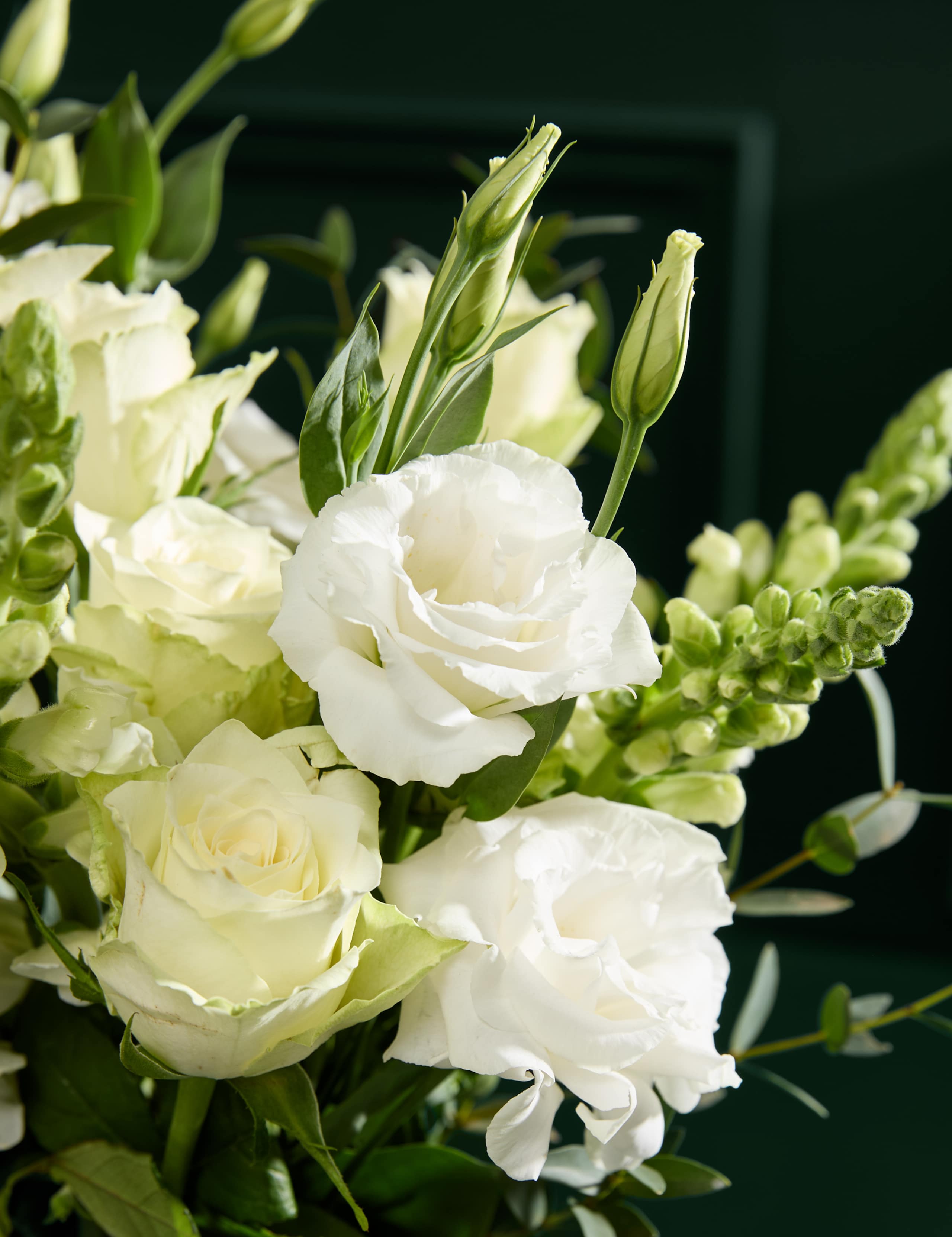 White Rose & Lisianthus Bouquet 3 of 7
