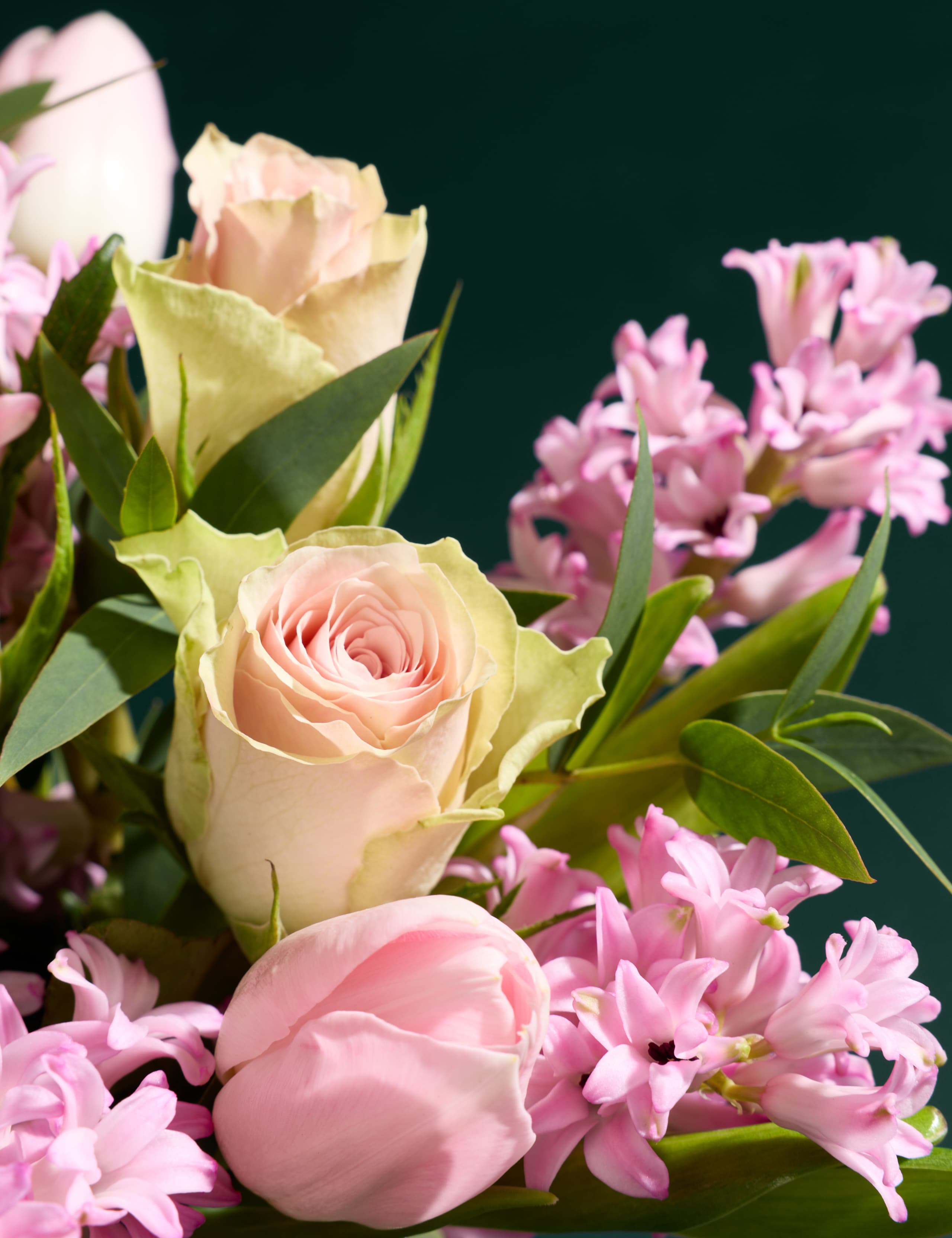 Spring Tulip Bouquet with Vase 3 of 6