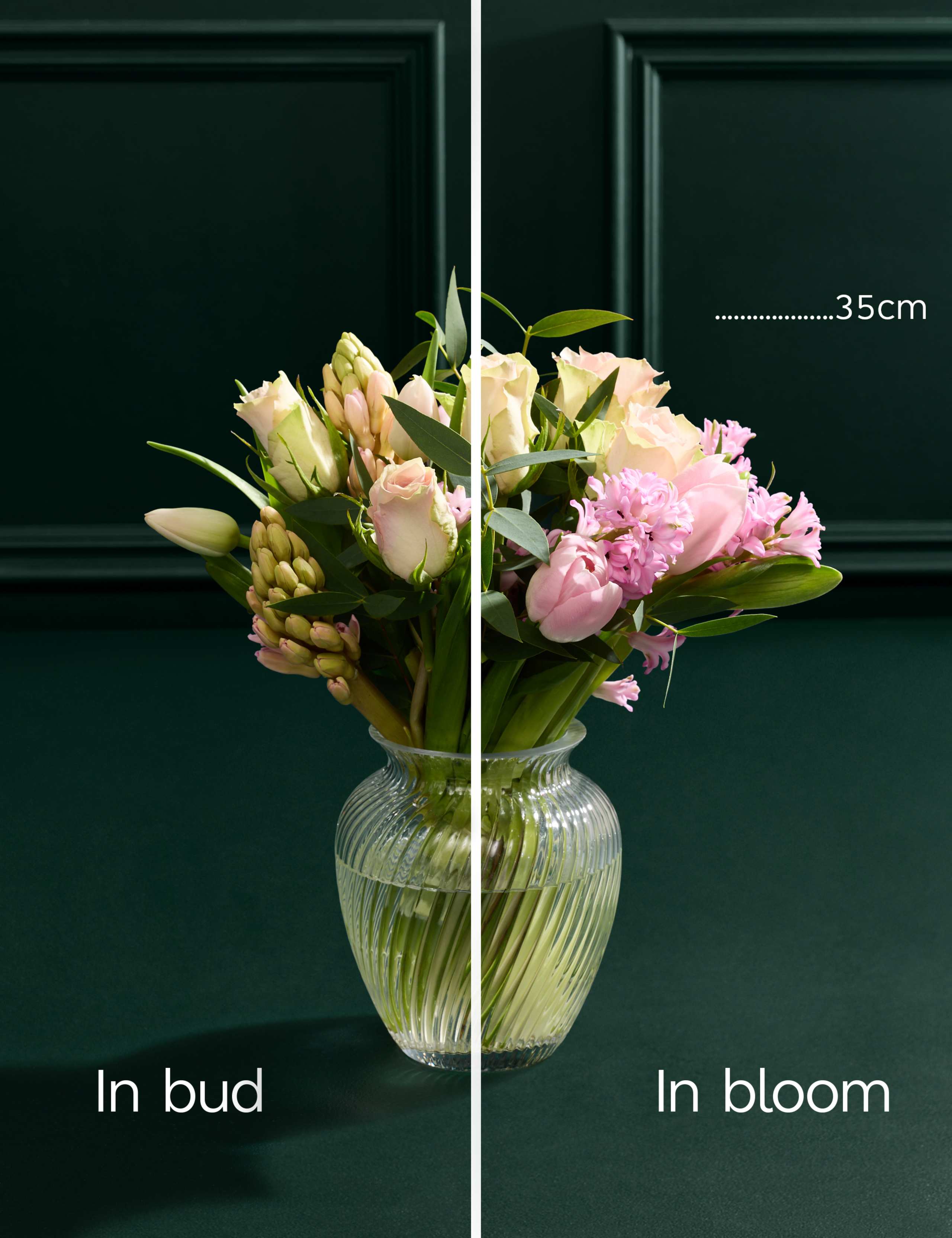 Spring Tulip Bouquet with Vase 6 of 6