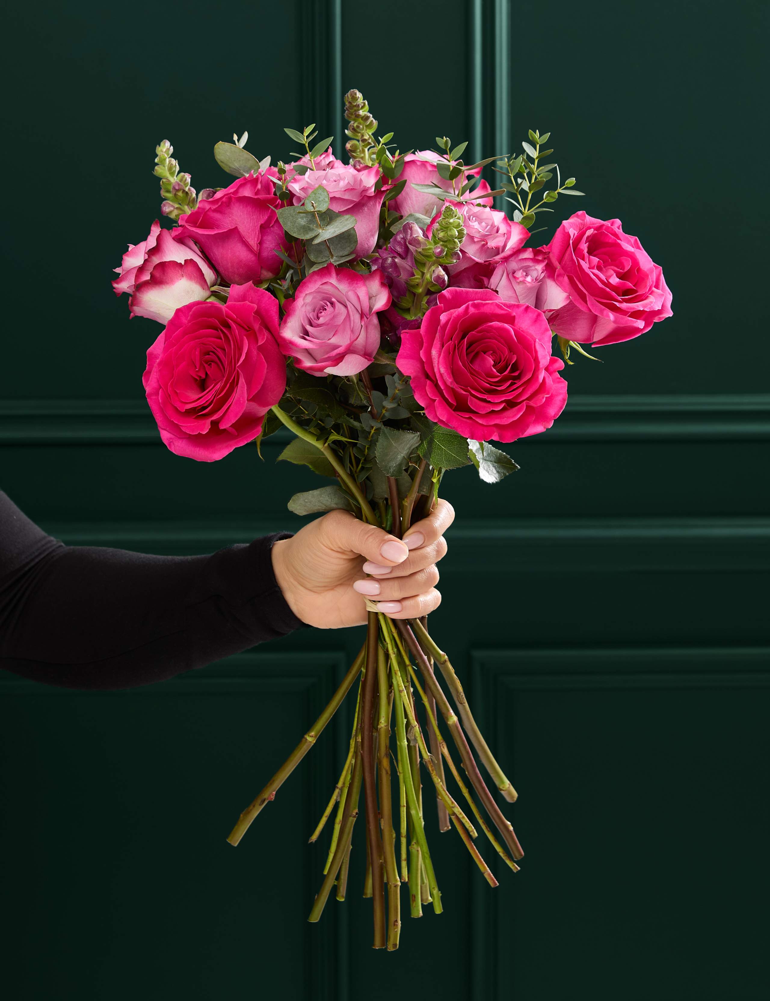 Mother's Day Bright Rose & Antirrhinum Bouquet 1 of 5