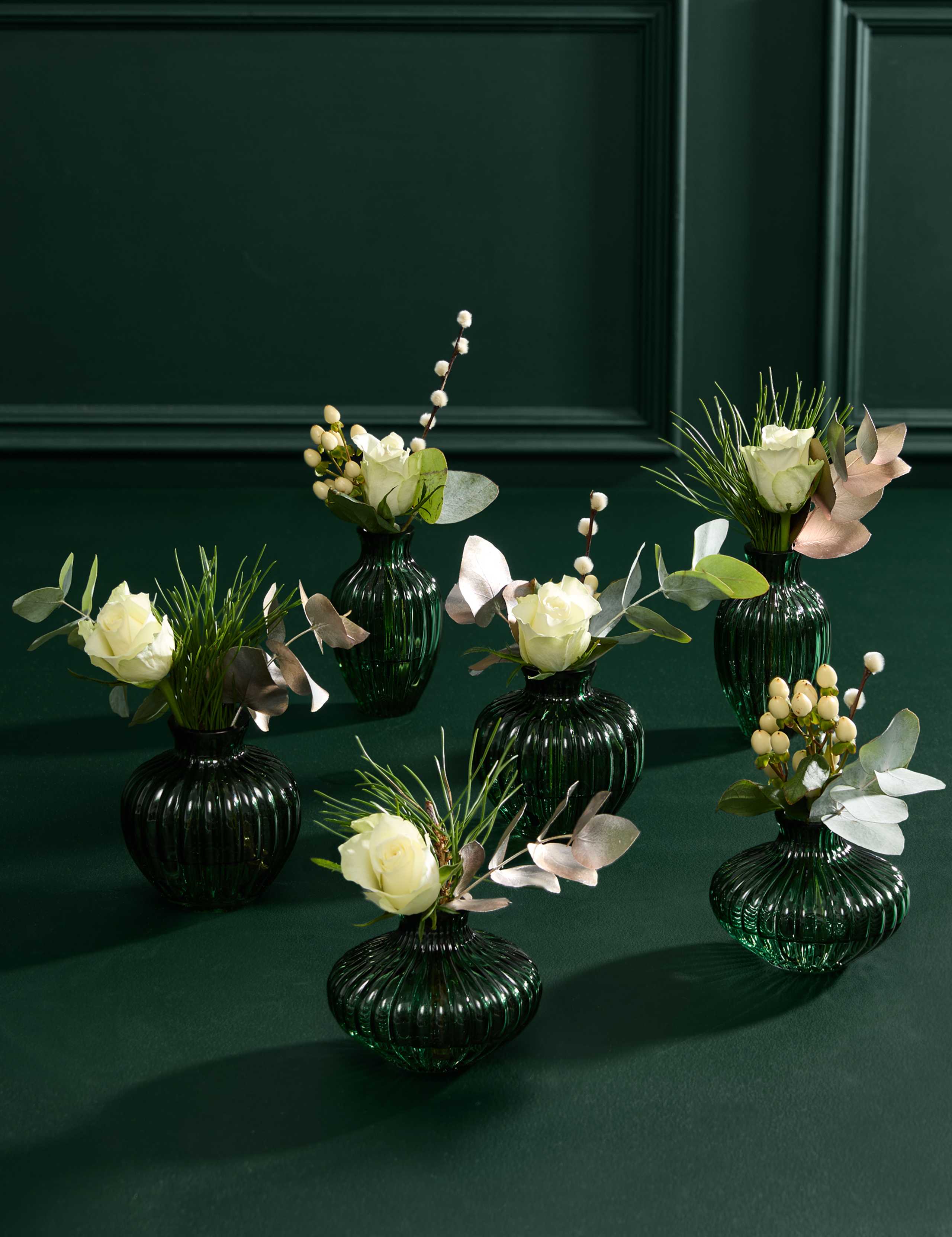Festive Natural Floral Tablescape 1 of 5