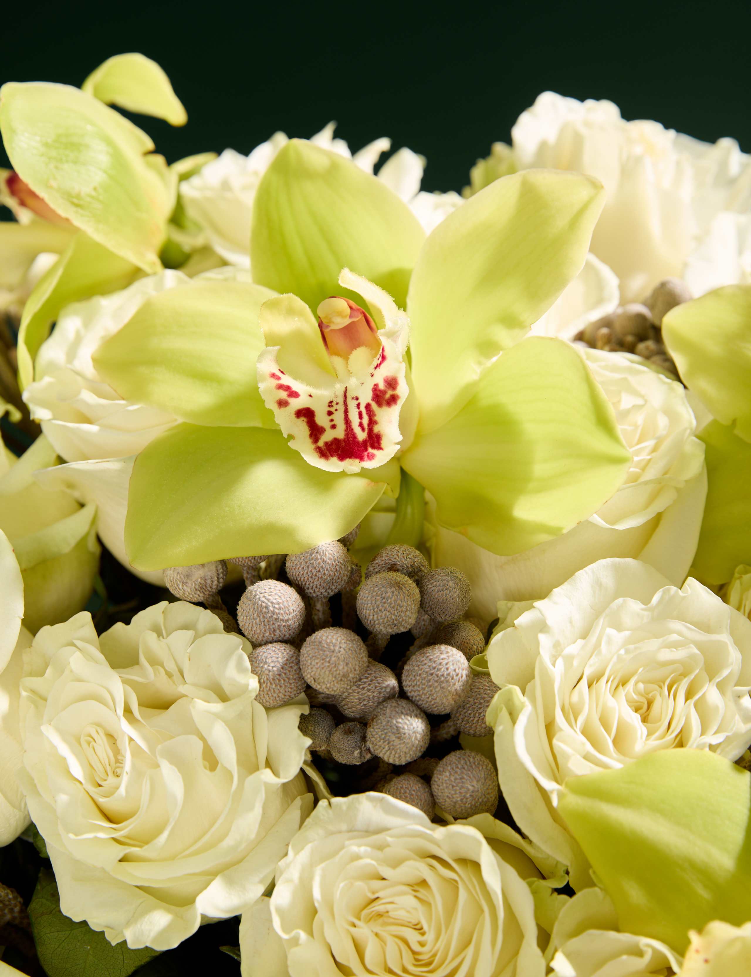 Luxury White Rose & Orchid Bouquet 4 of 8