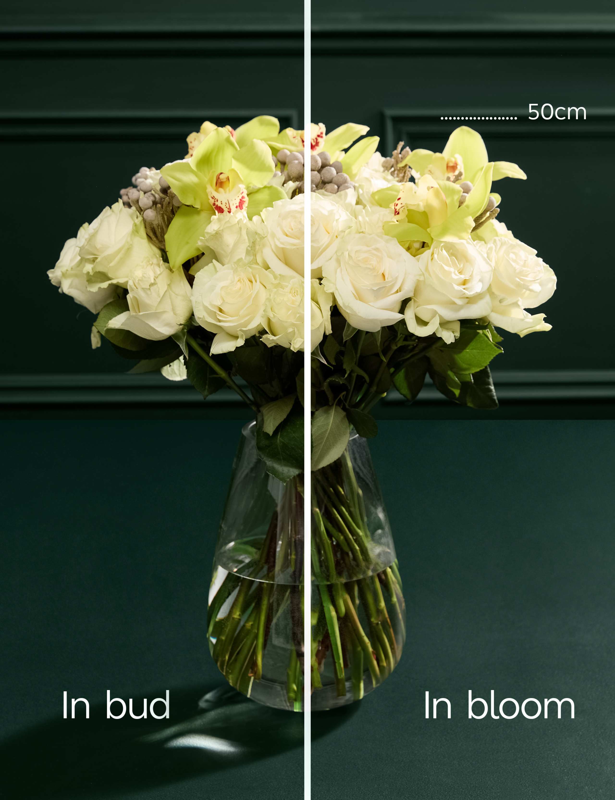 Luxury White Rose & Orchid Bouquet 5 of 8