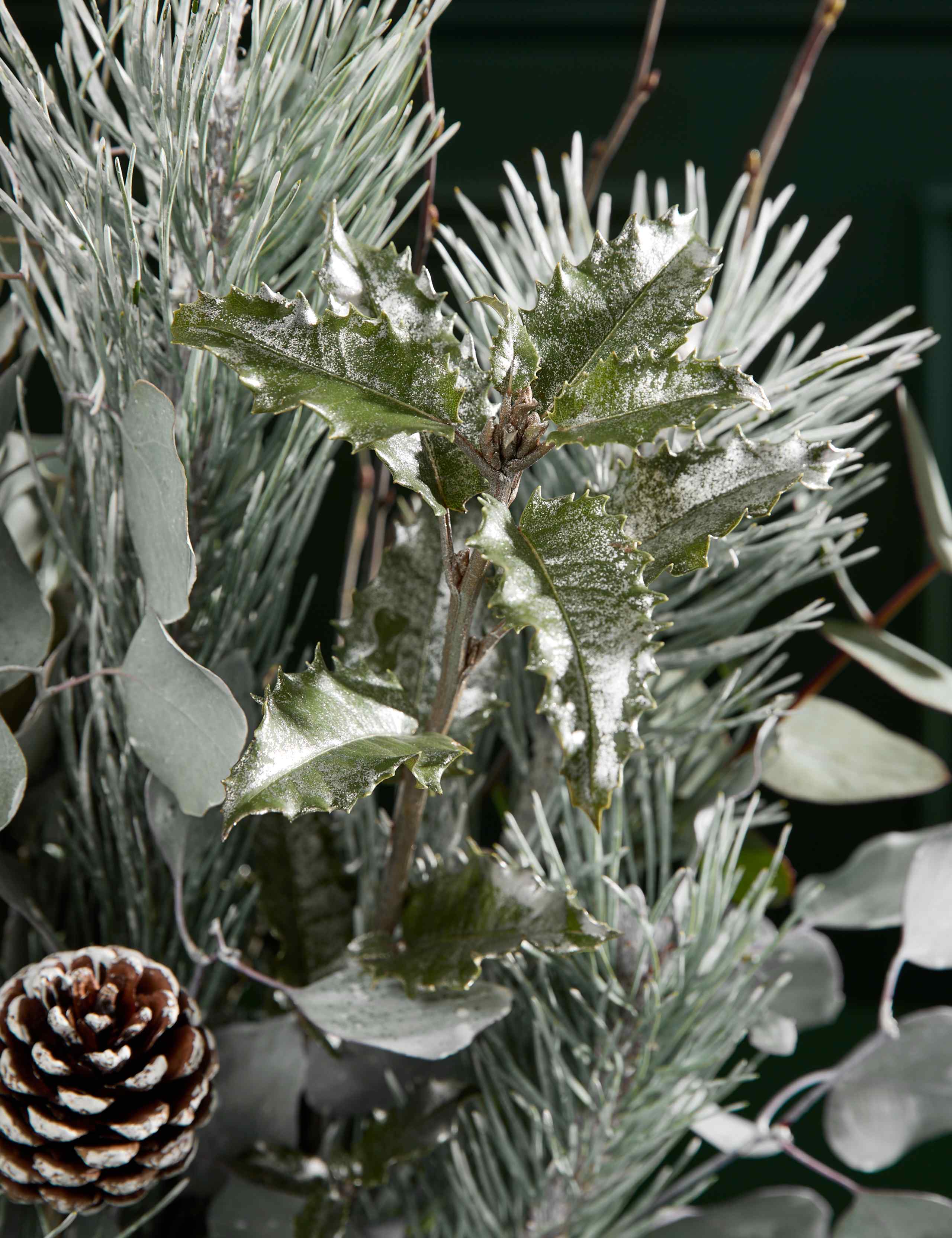 Festive Snowy Foliage Abundance Bouquet 3 of 4