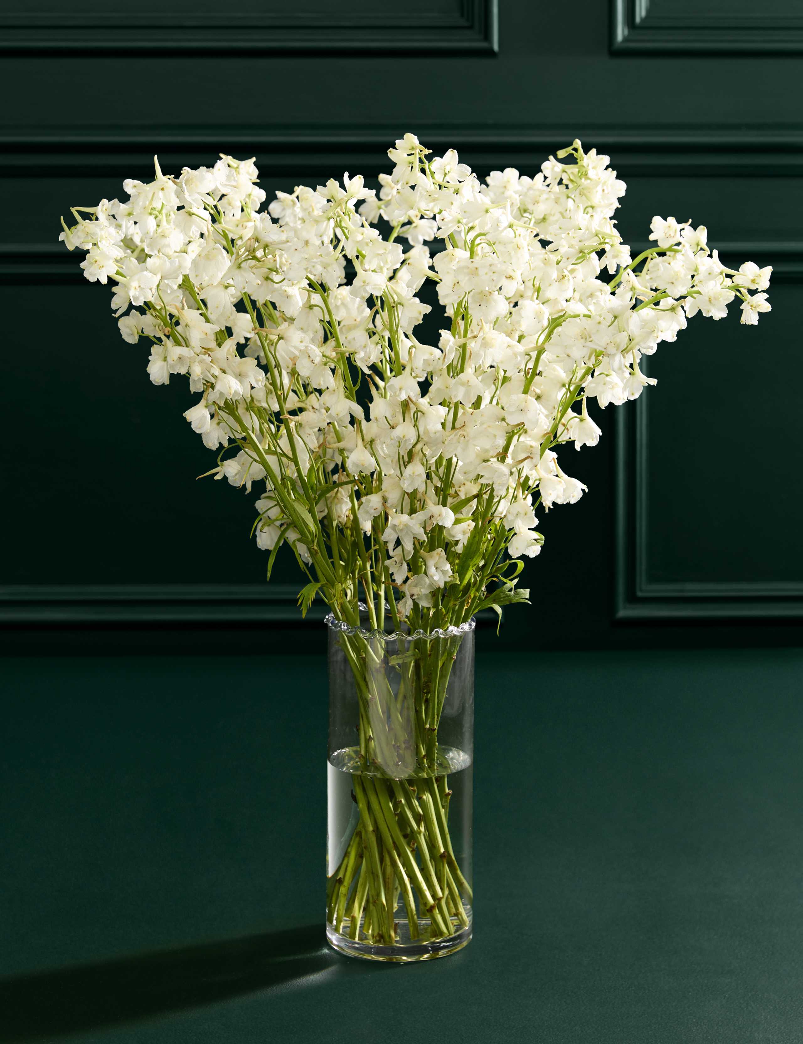 Delphinium Abundance Bouquet with Vase 1 of 7