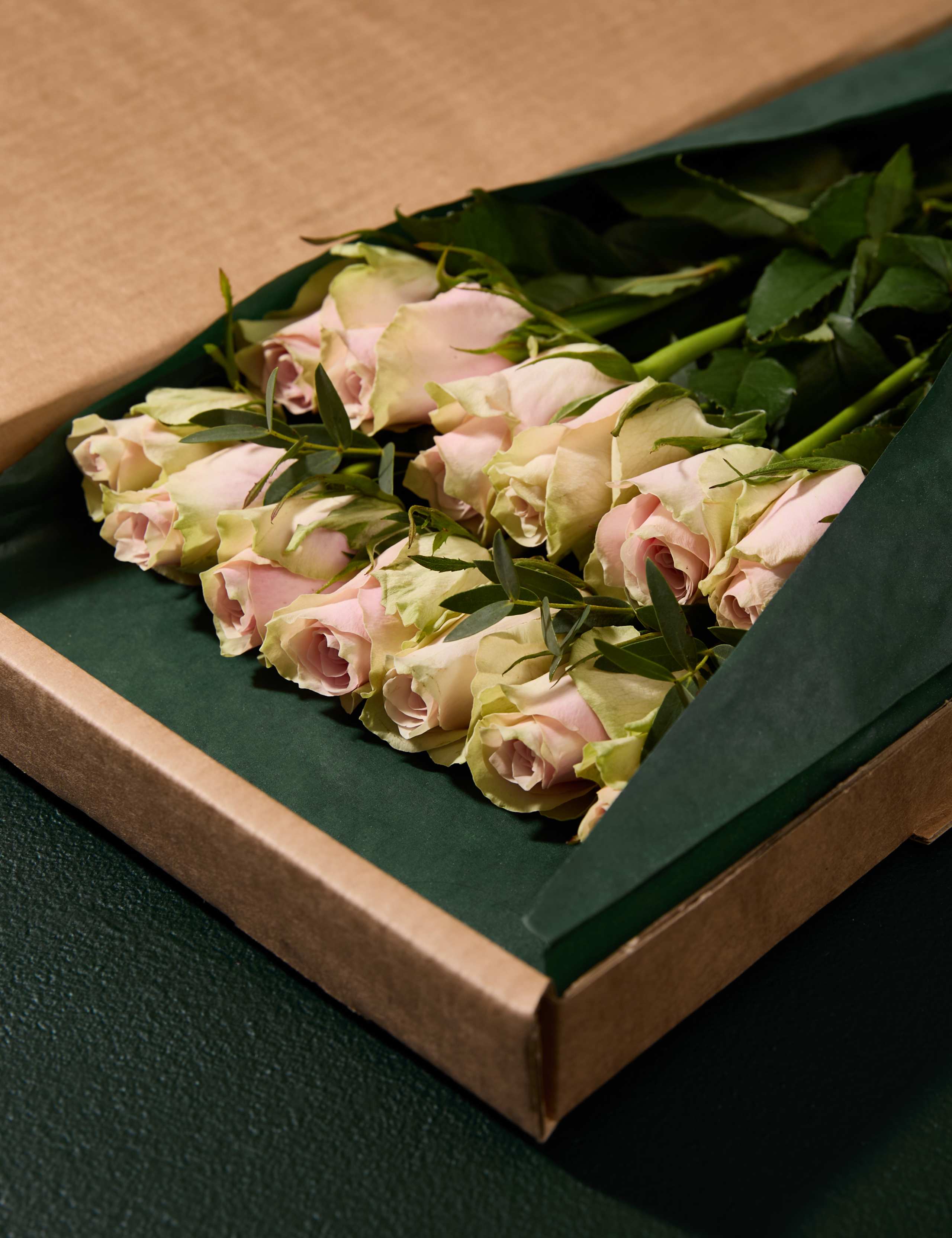 Blush Rose & Eucalyptus Letterbox Flowers 4 of 8