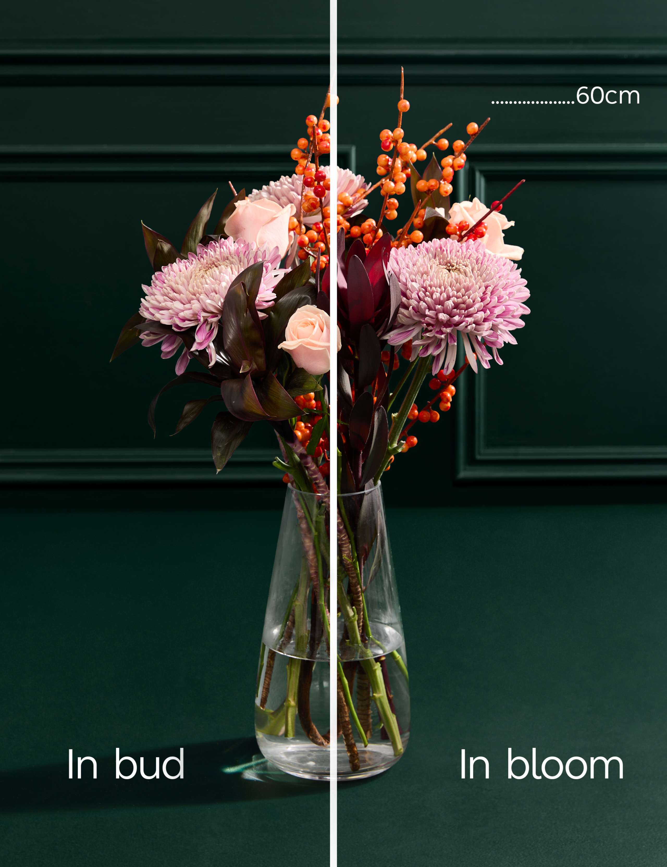 Purple Bloom & Ilex Bouquet 5 of 7
