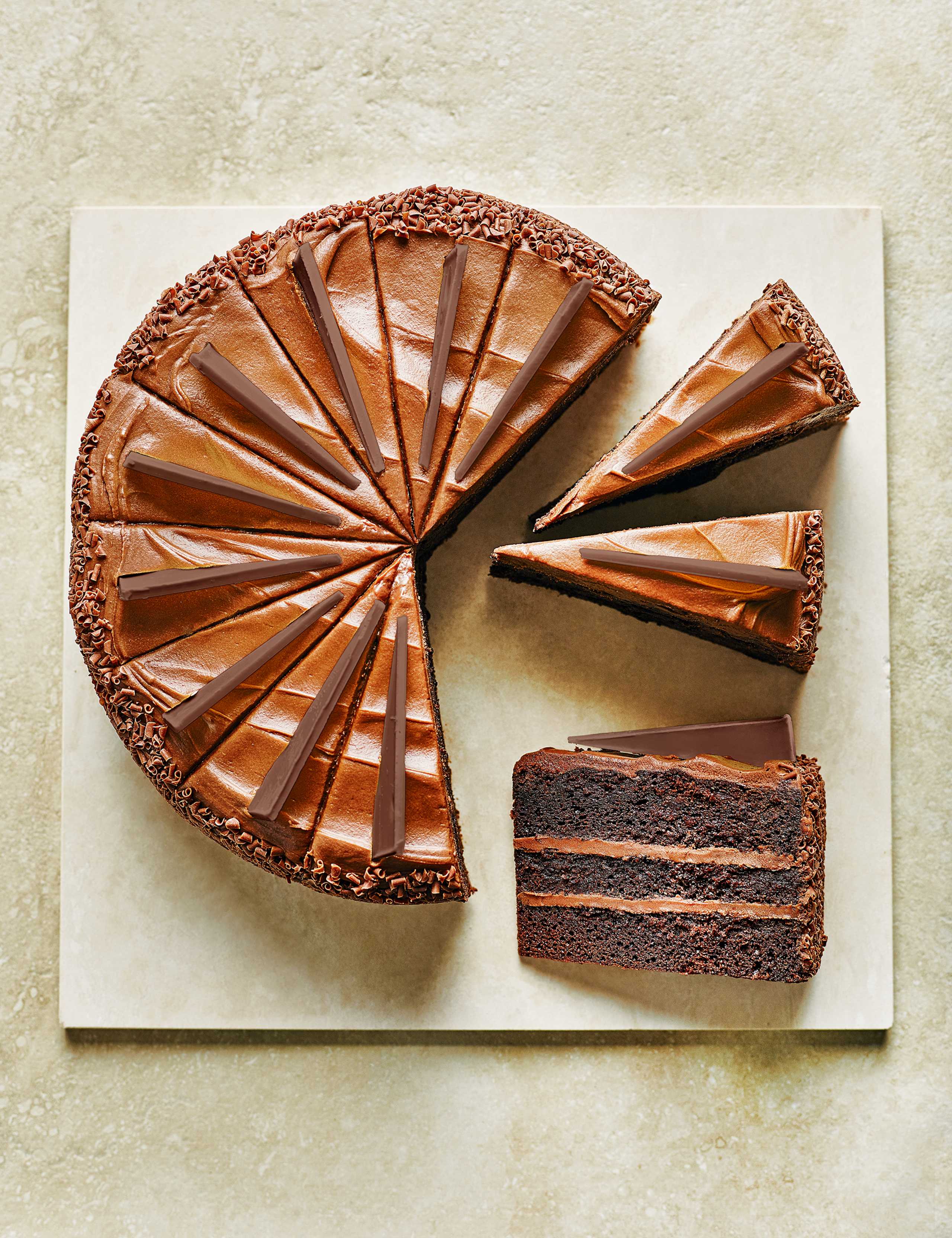 Ultimate Triple-Layer Chocolate Cake 1 of 4