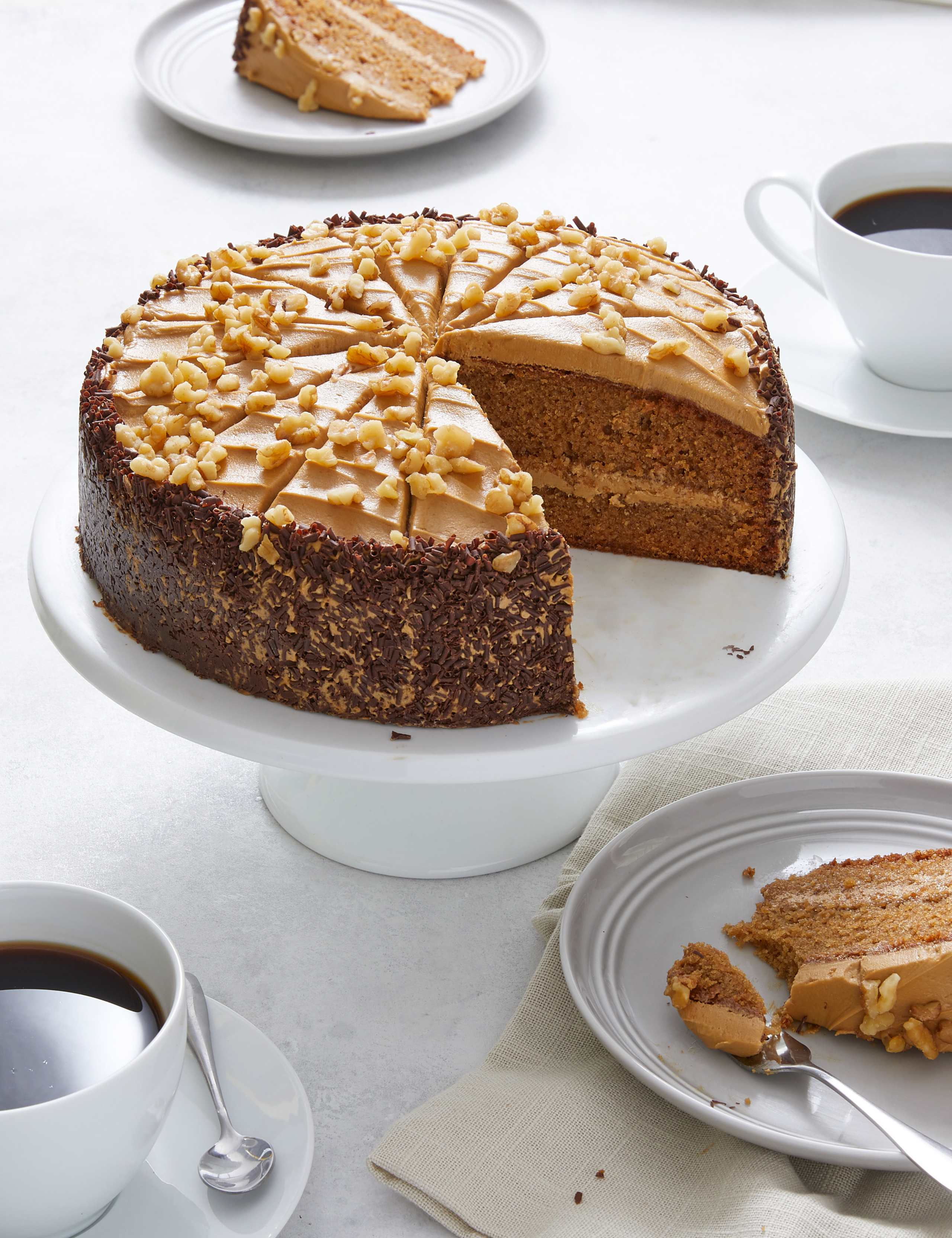 Colombian Coffee & Walnut Cake 1 of 4