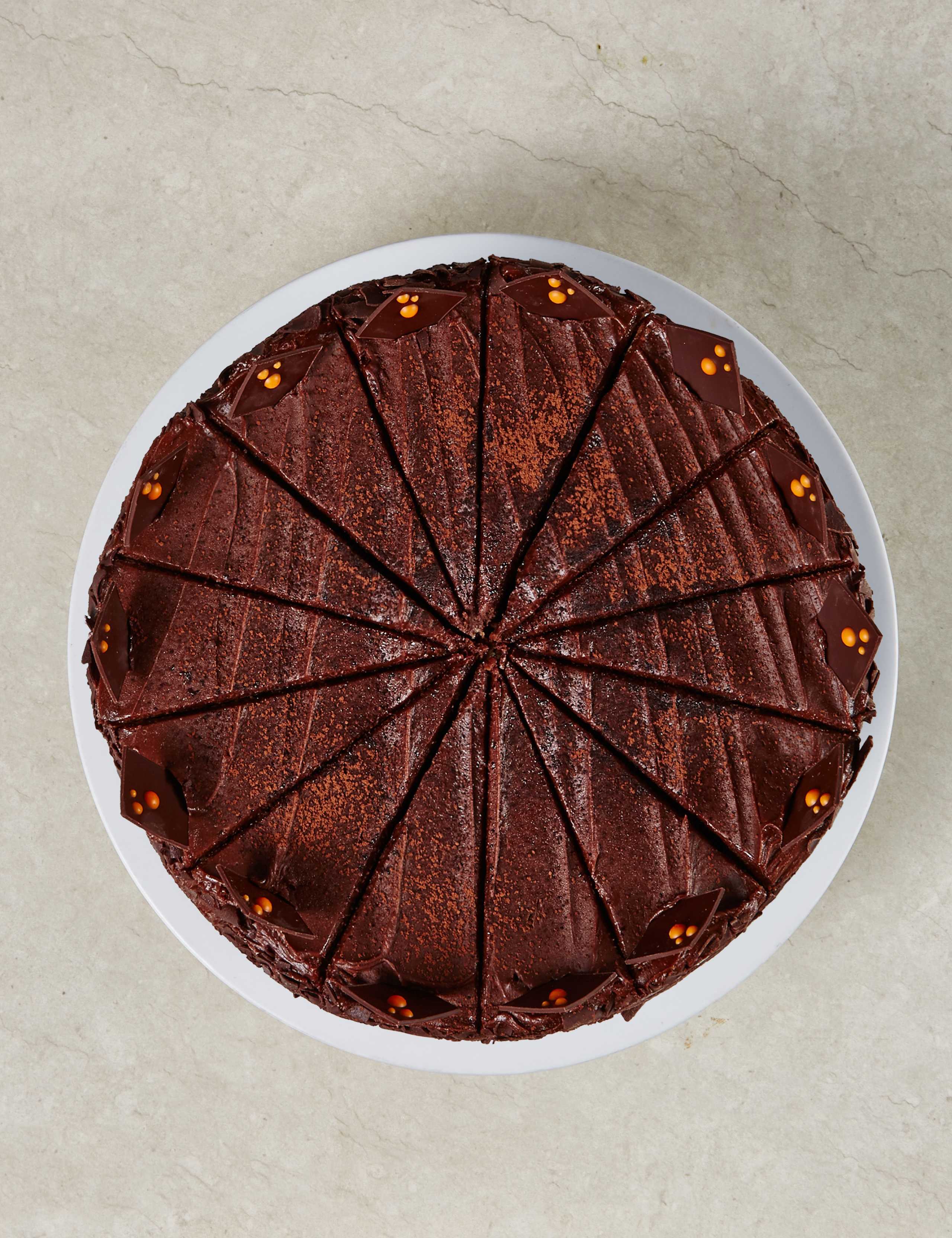Chocolate & Orange 4 Tier Cake 2 of 3