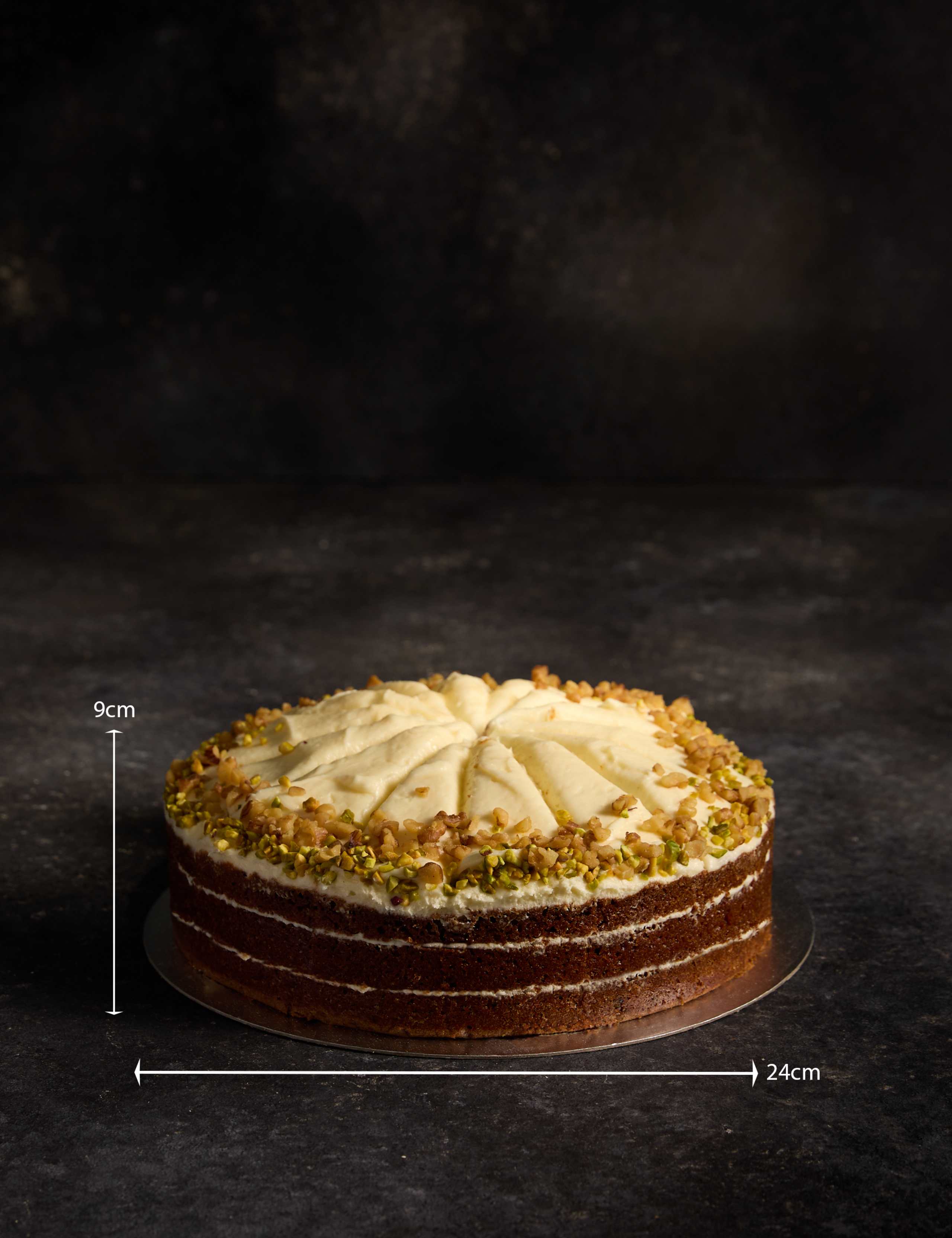 Round Carrot Cake (Serves 14) 4 of 6