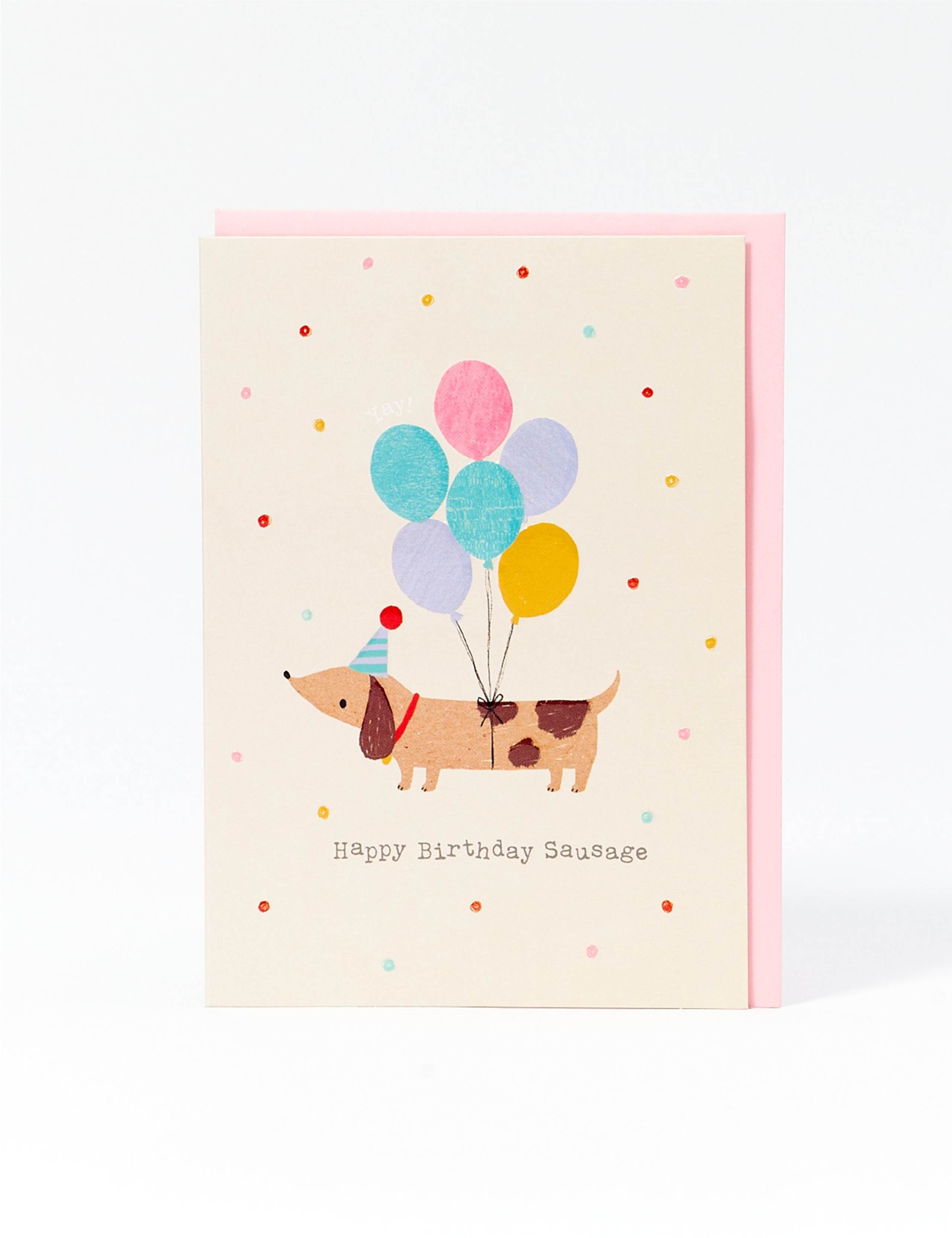 Sausage Dog Birthday Card 1 of 1