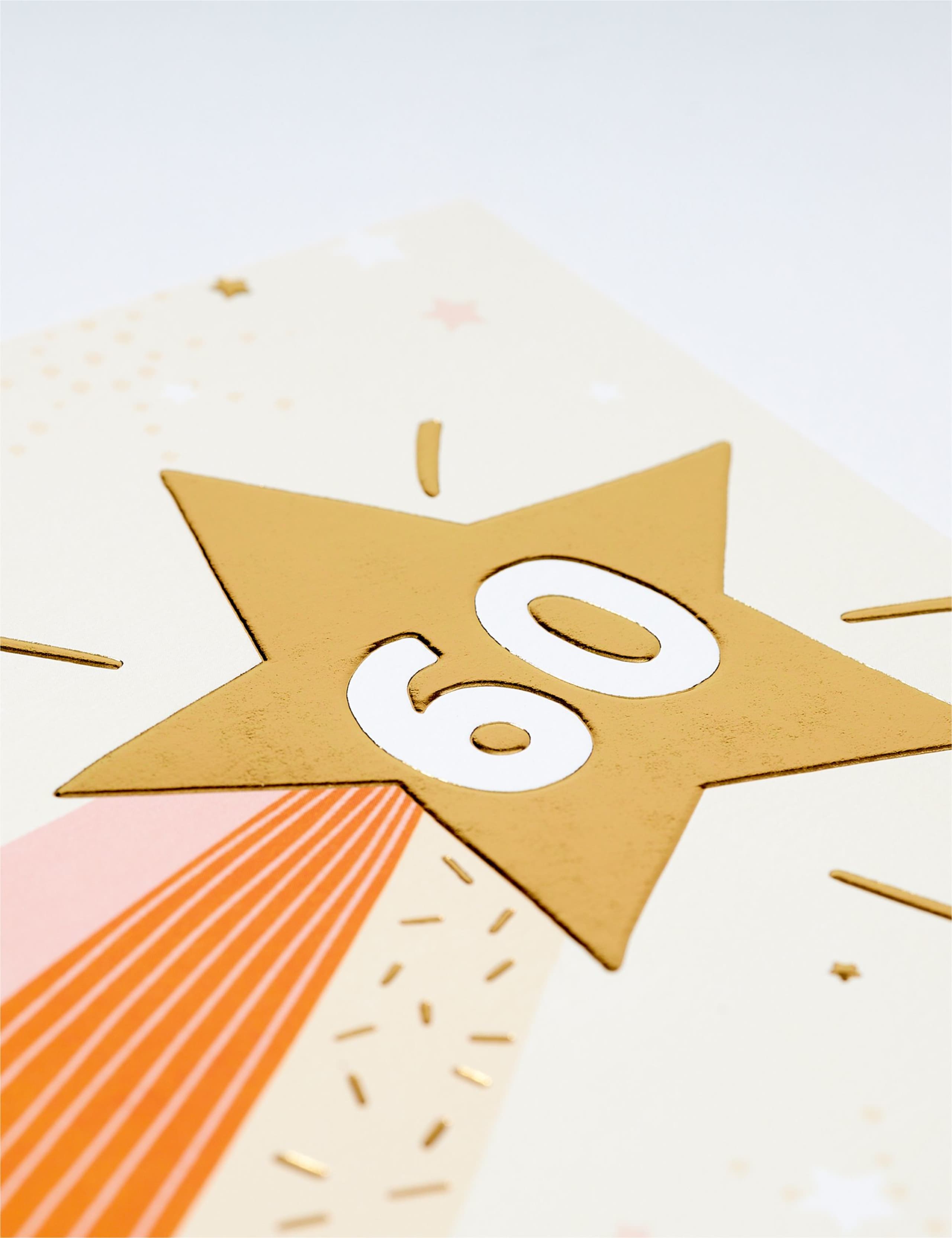 Shooting Star 60th Birthday Card 2 of 2