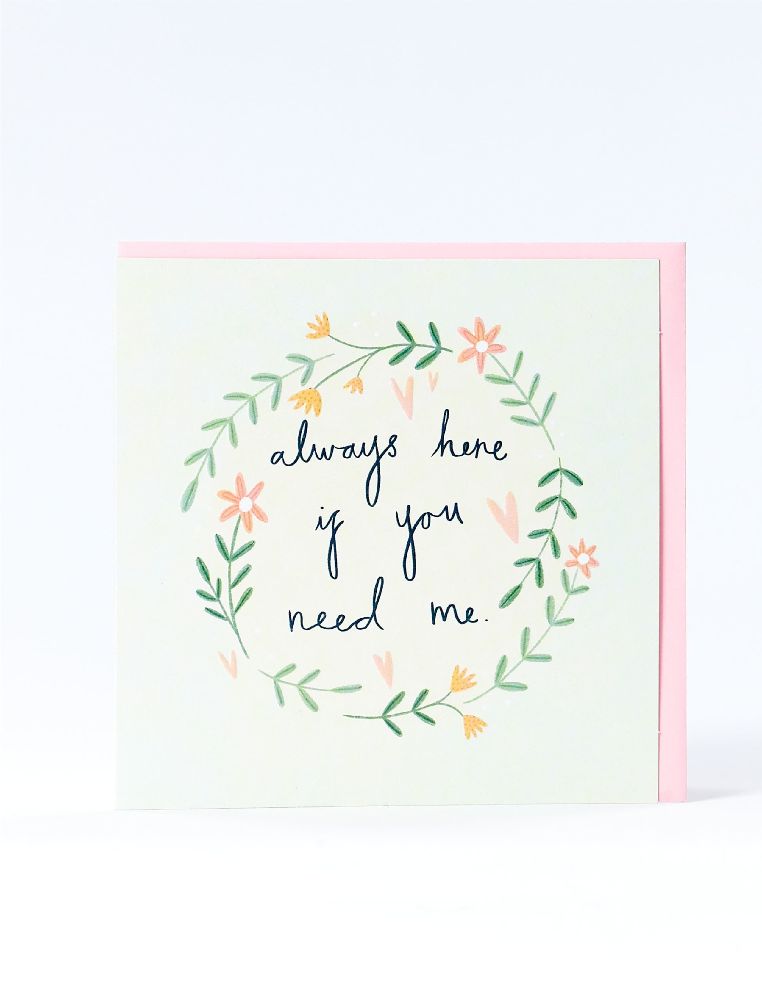 Floral Wreath Sympathy Card 1 of 1