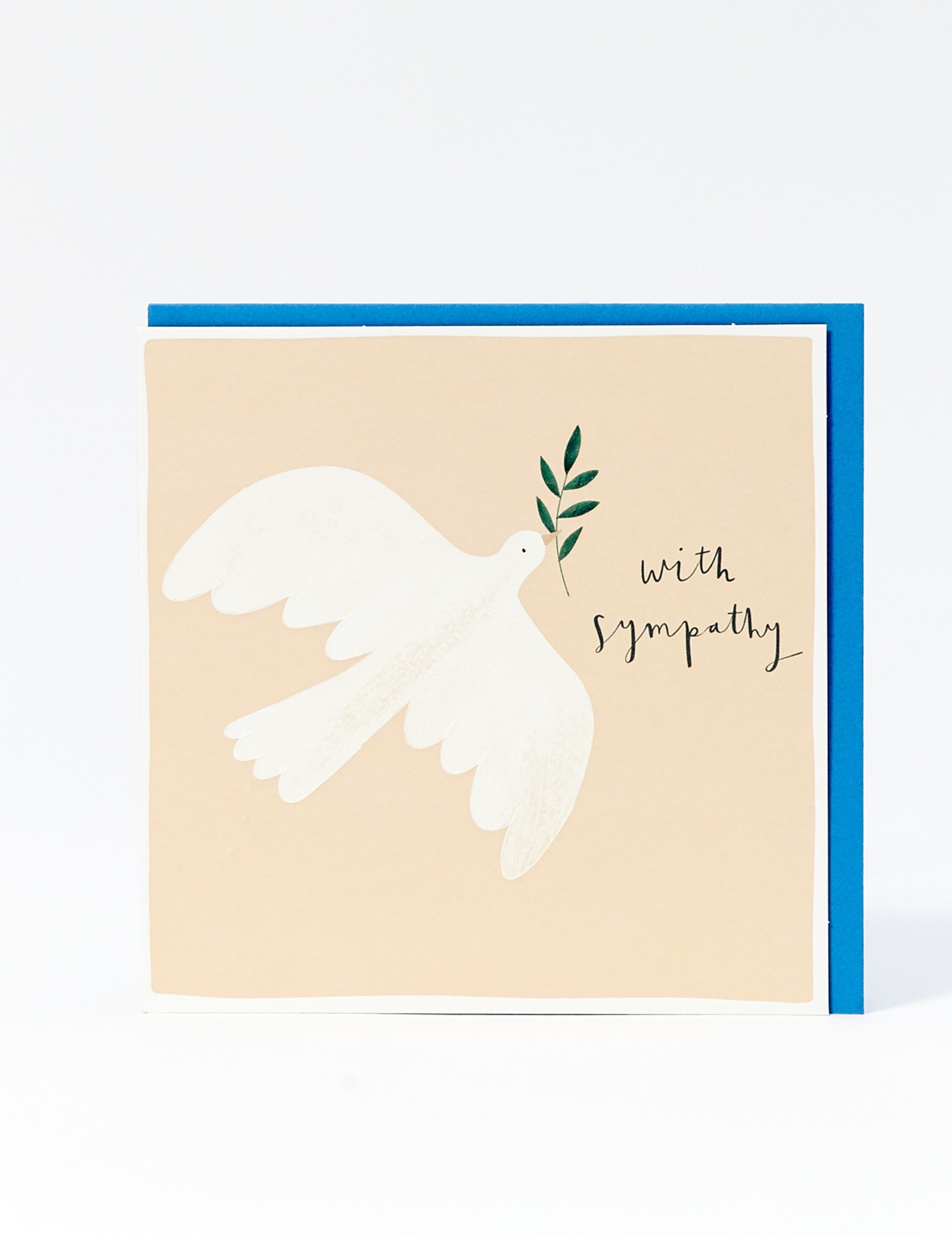 Contemporary Dove Sympathy Card 1 of 1