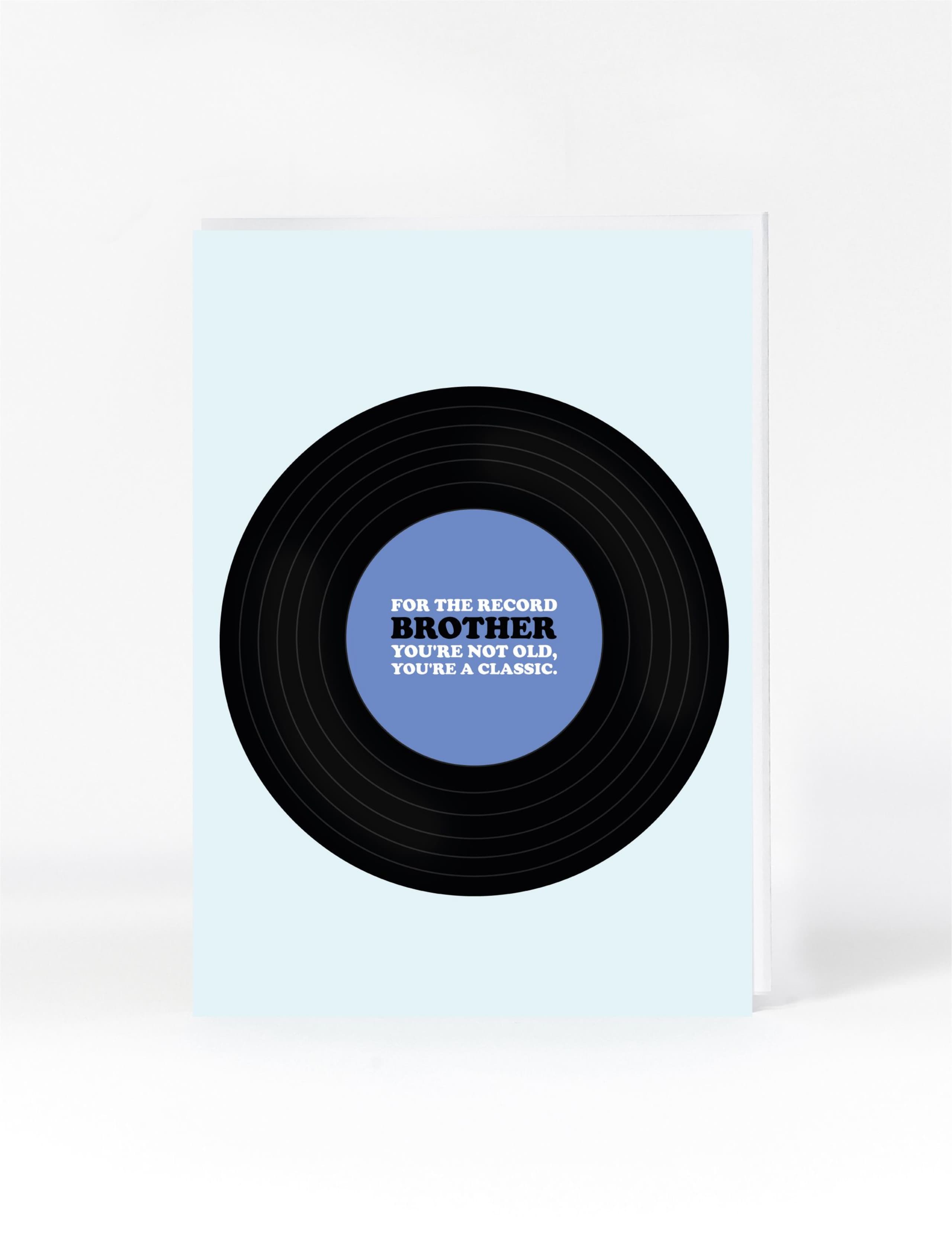 Brother Classic Record Birthday Card 1 of 1