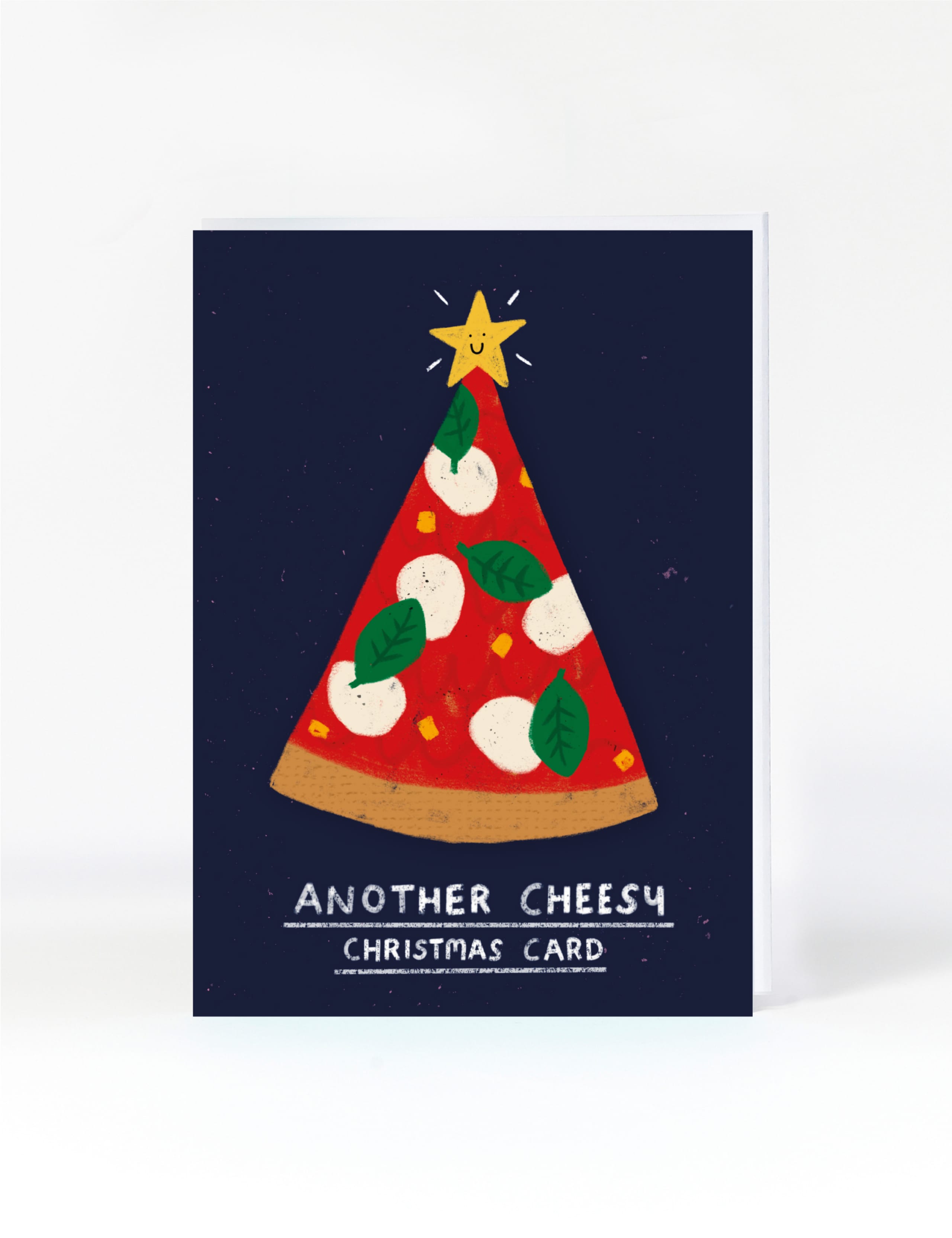 Cheesy Pizza Christmas Card 1 of 2