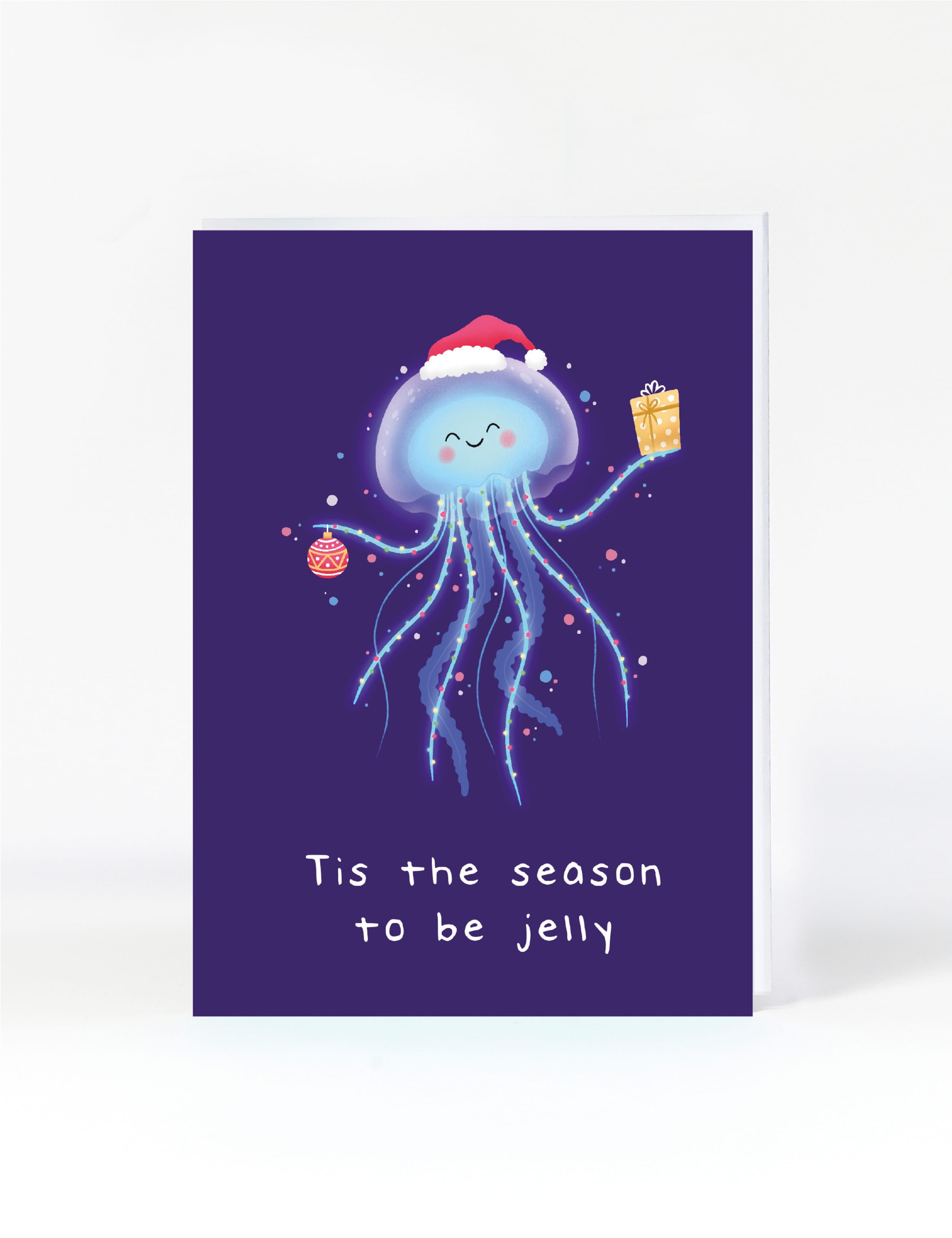 Jellyfish Christmas Card 1 of 2