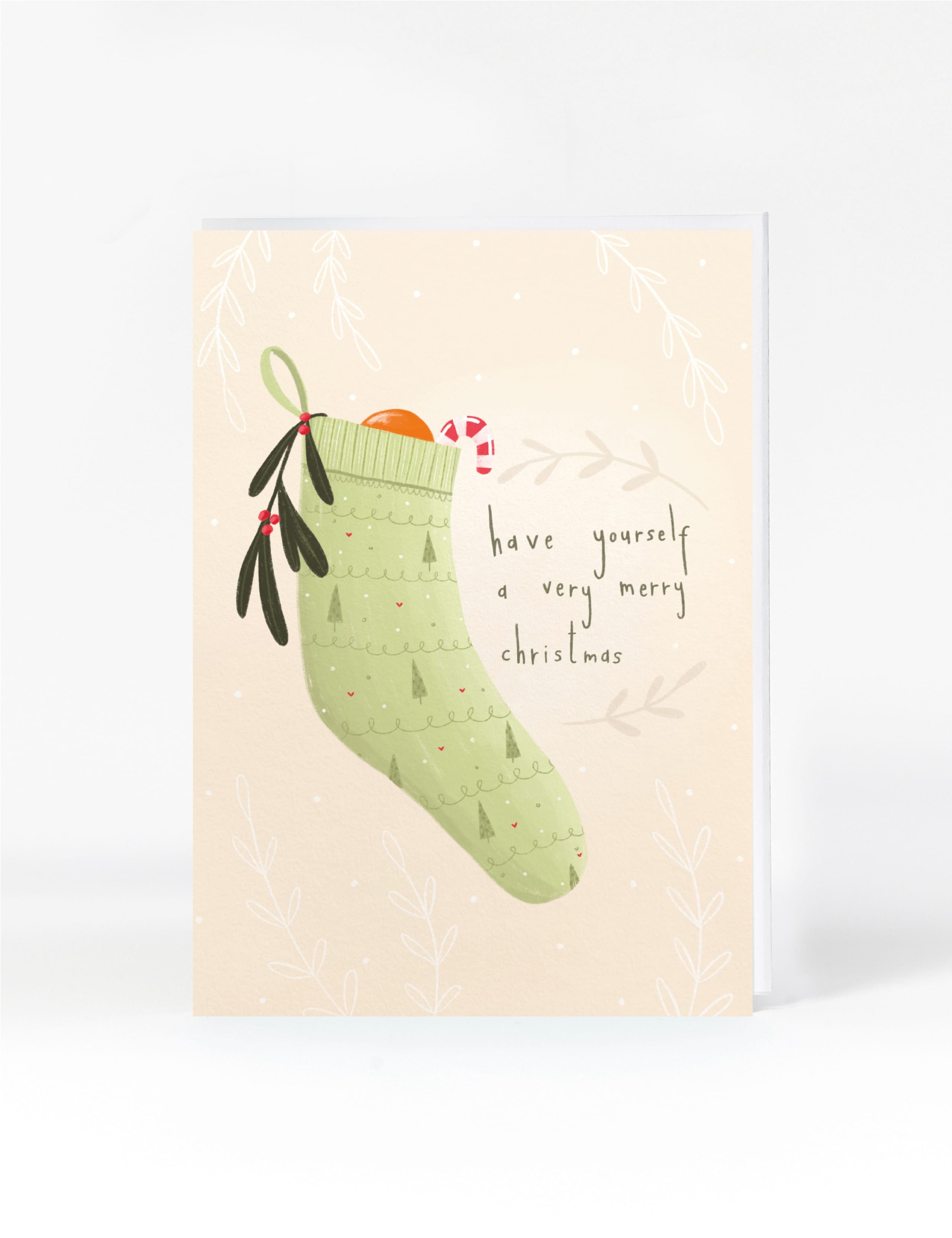 Sweet Stocking Christmas Card 1 of 2