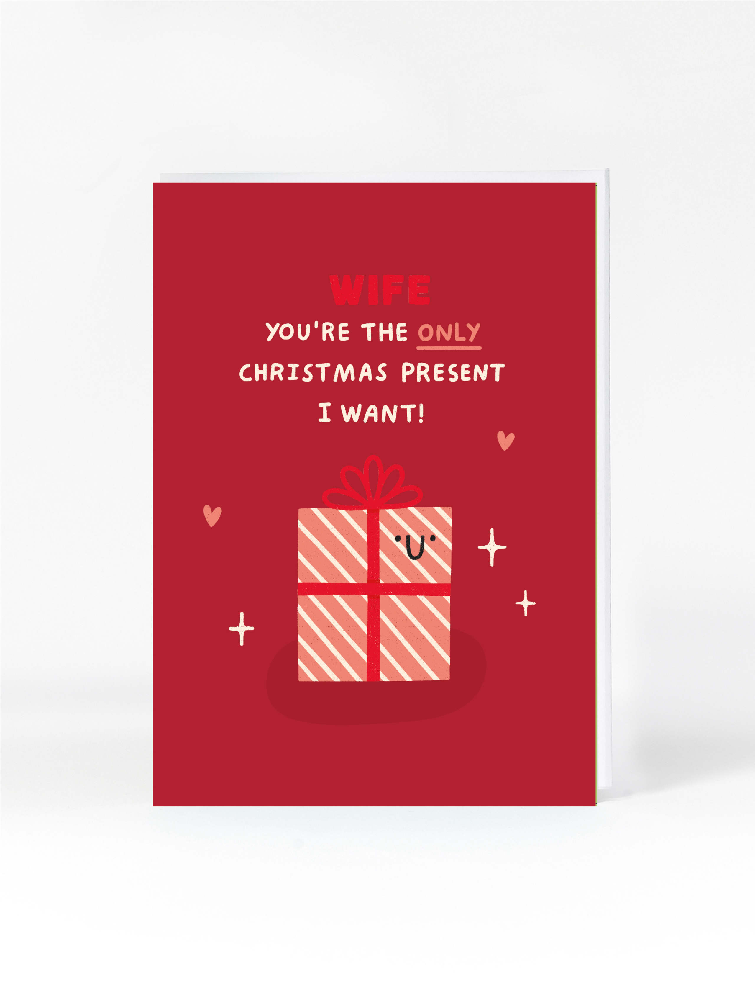 Wife Present Christmas Card 1 of 2