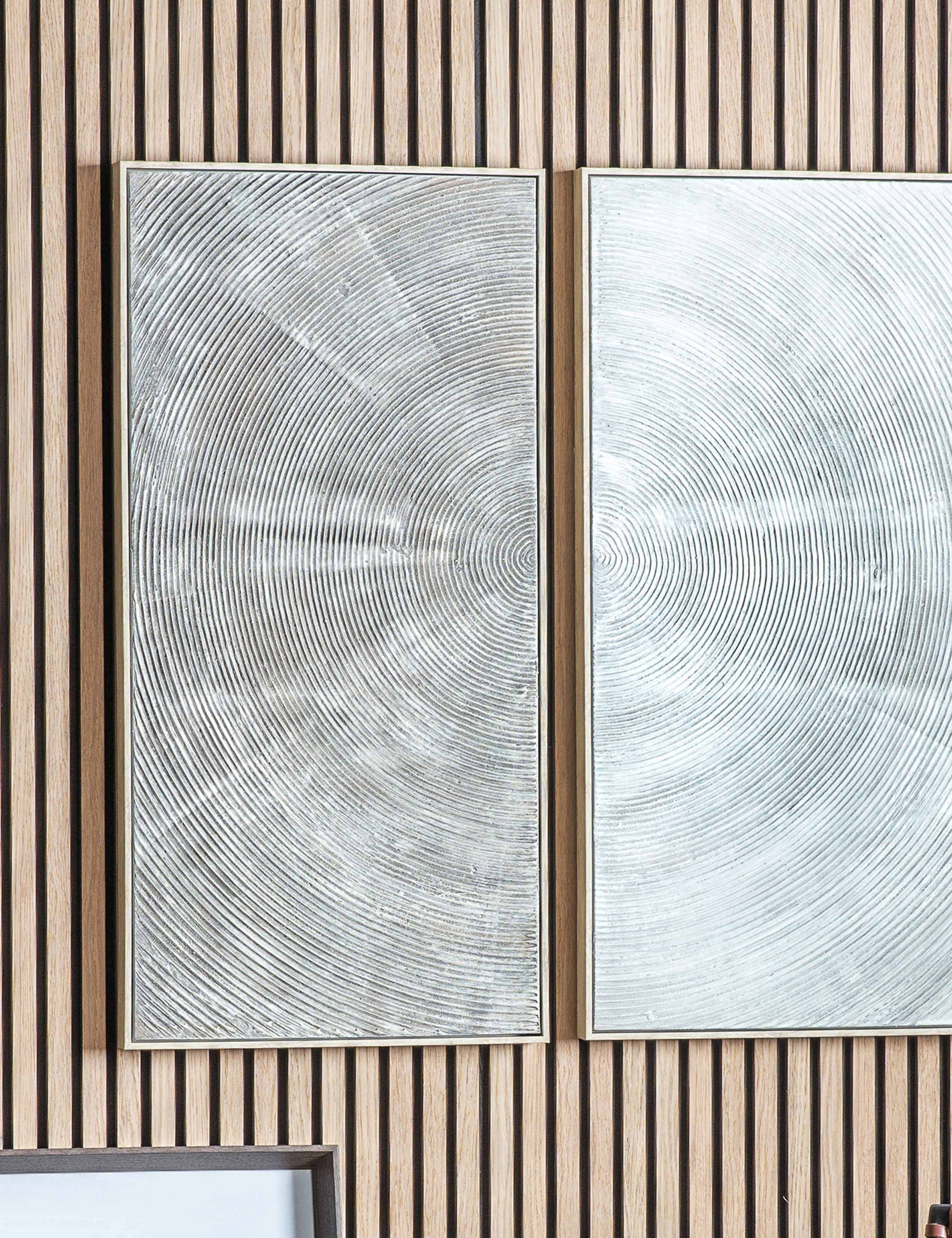 Set of 2 Spiral Duo Rectangle Framed Art 2 of 5