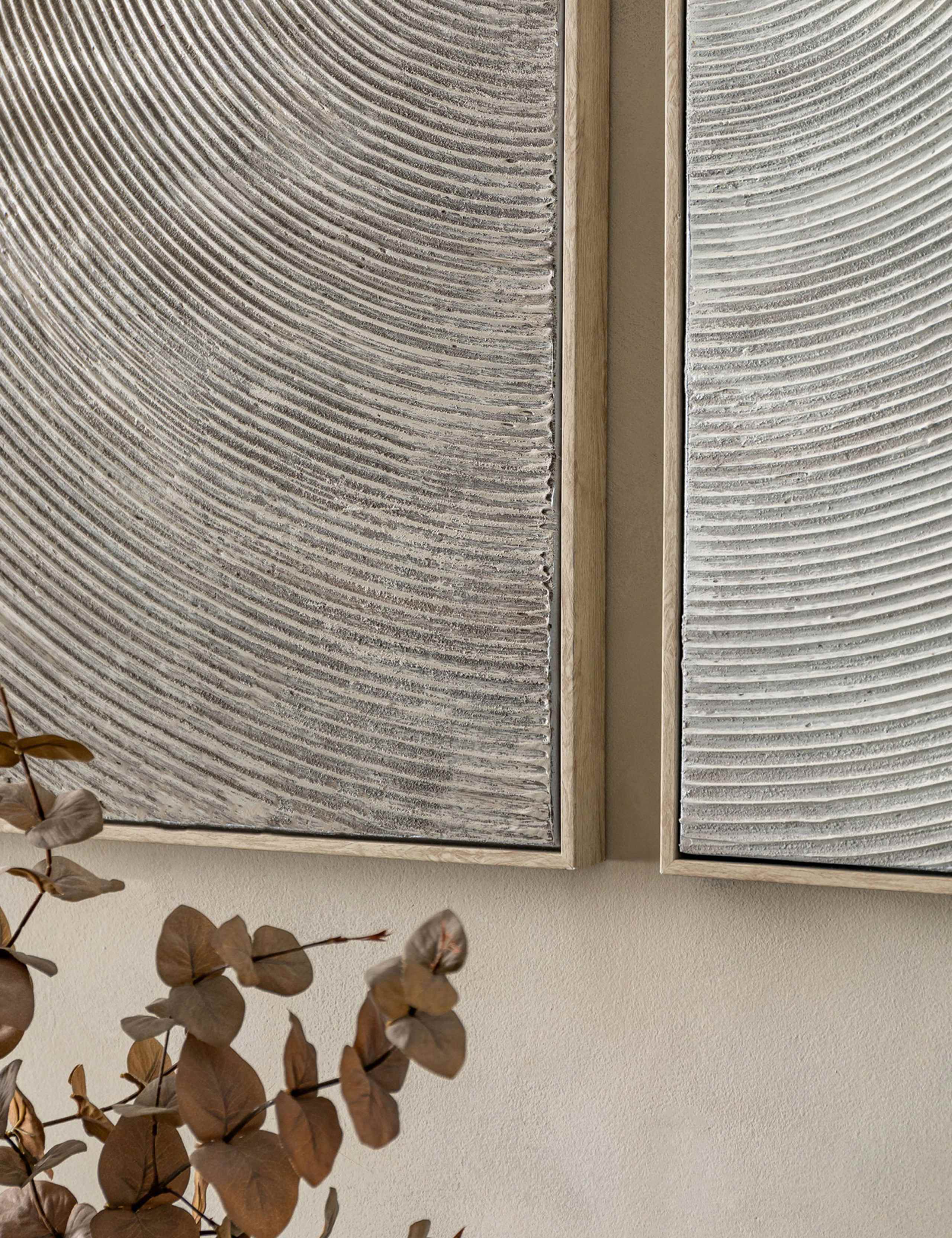 Set of 2 Spiral Duo Rectangle Framed Art 5 of 5