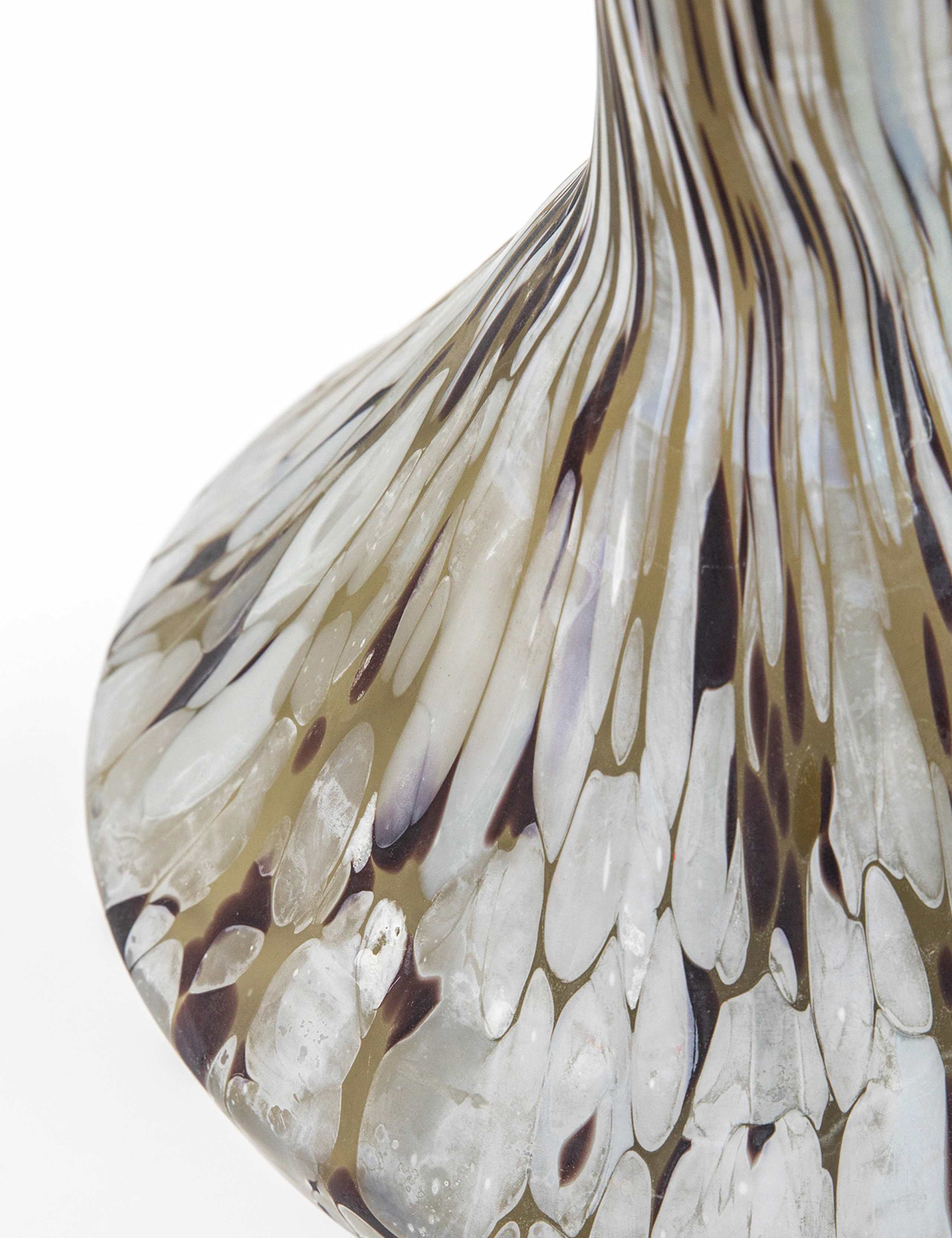 Tall Aditya Glass Mottled Vase 2 of 3