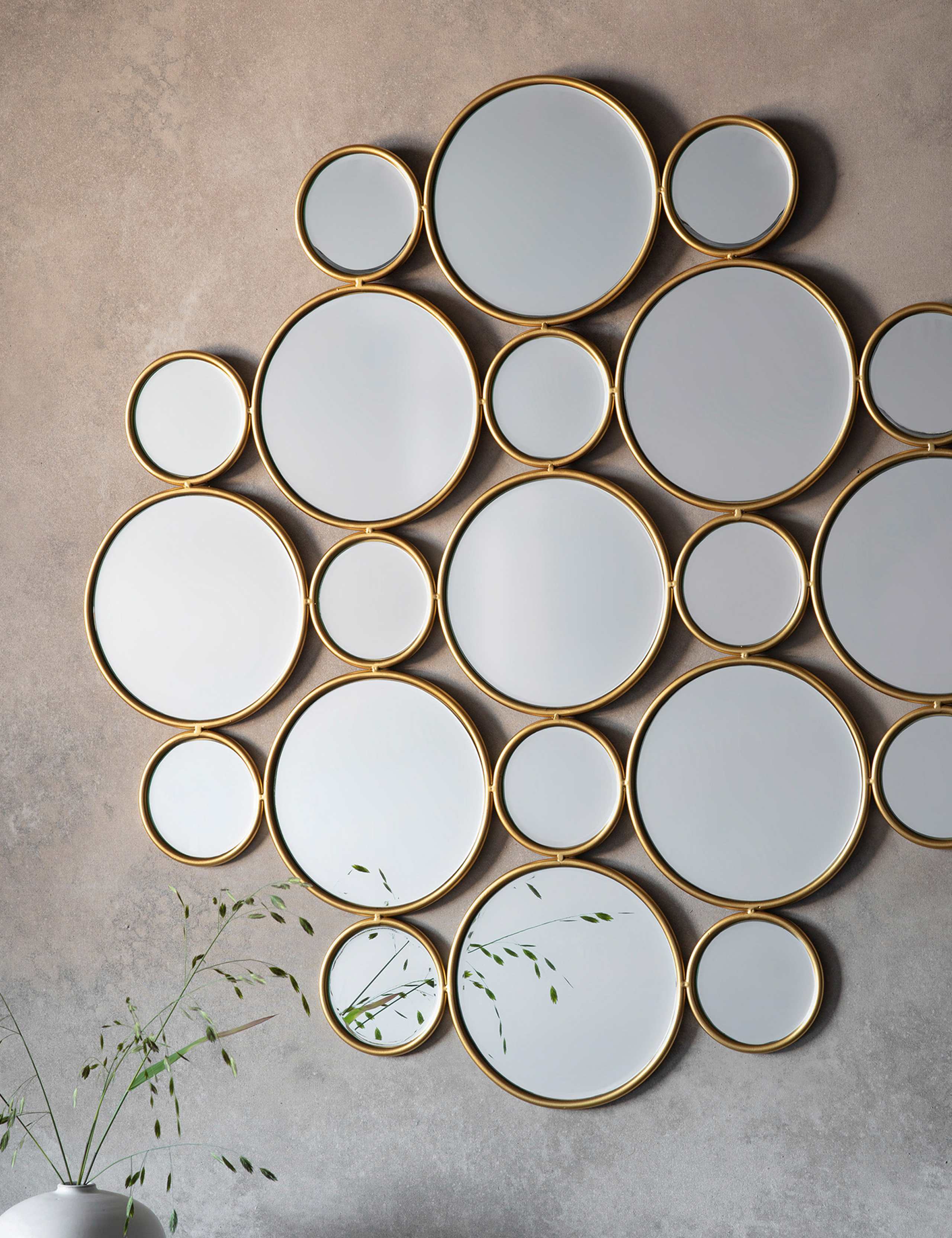 Wallis Circles Hanging Wall Mirror 2 of 4