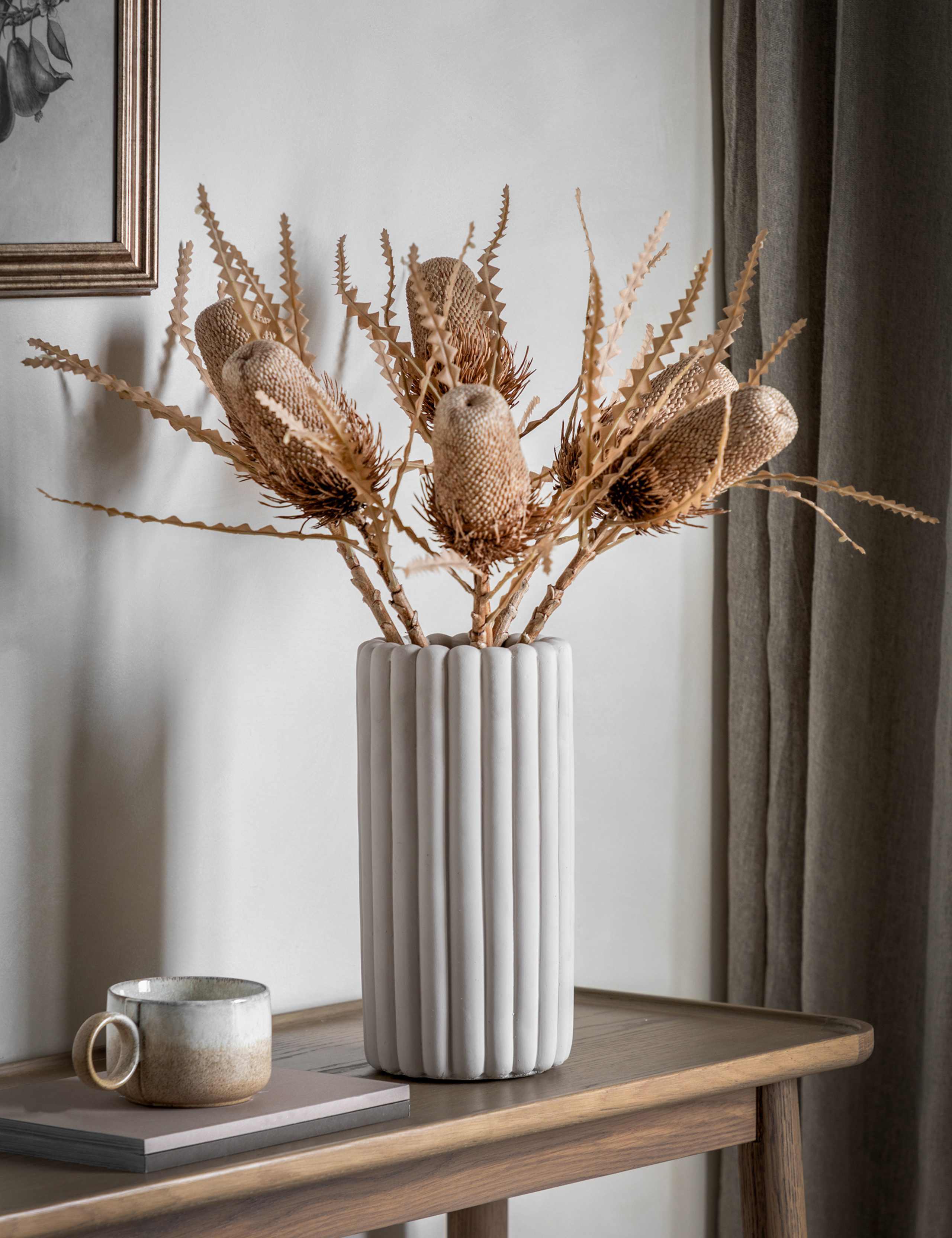 Set of 3 Artificial Banksia Single Stems 2 of 3