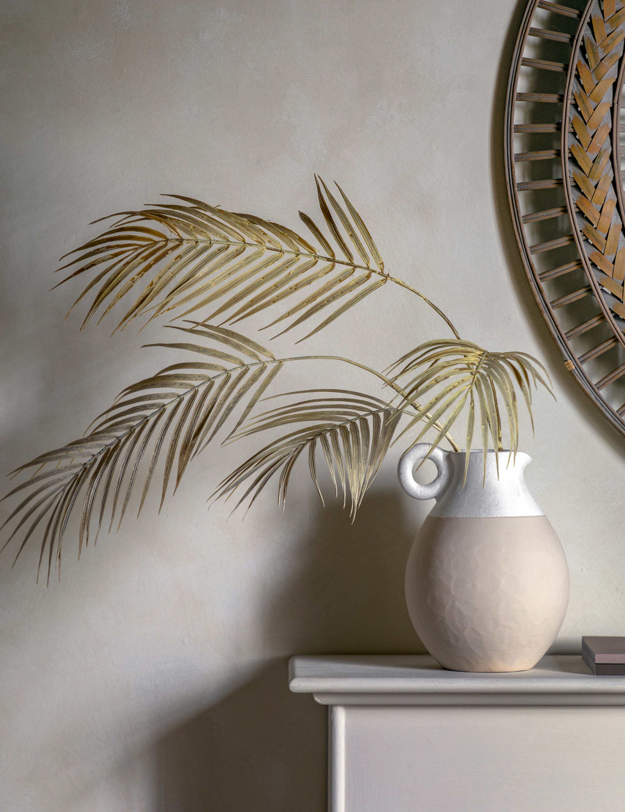 Set of 3 Artificial Dried Palm Single Stems 2 of 5