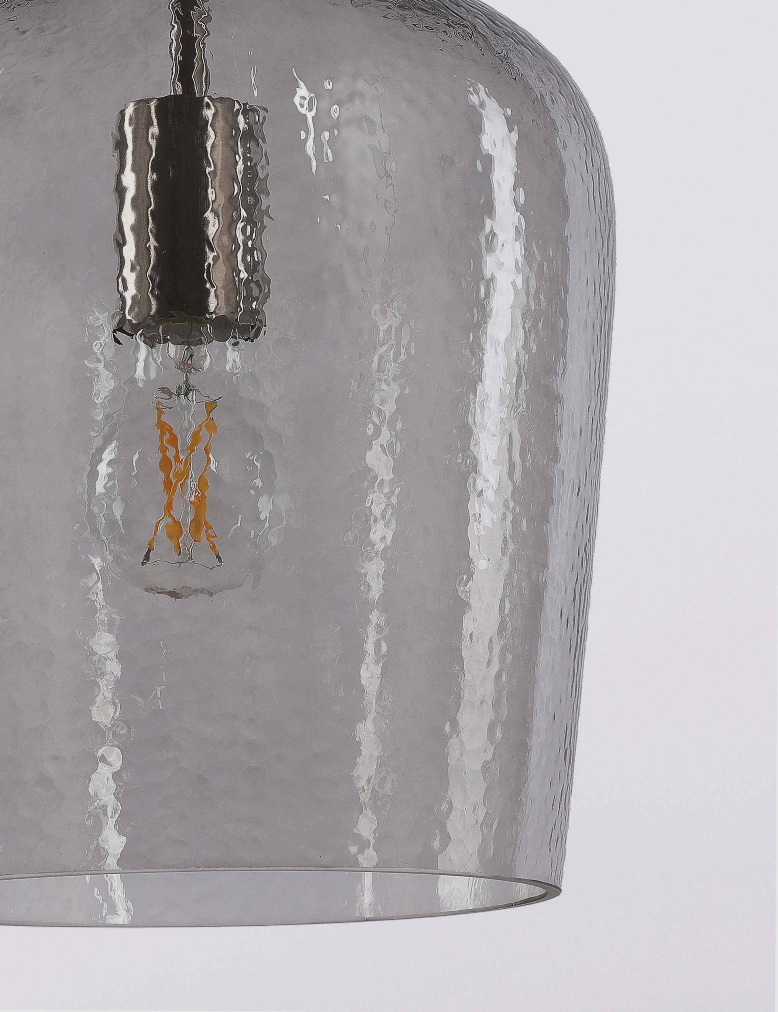 Raven Glass Pendant Ceiling Light 6 of 8