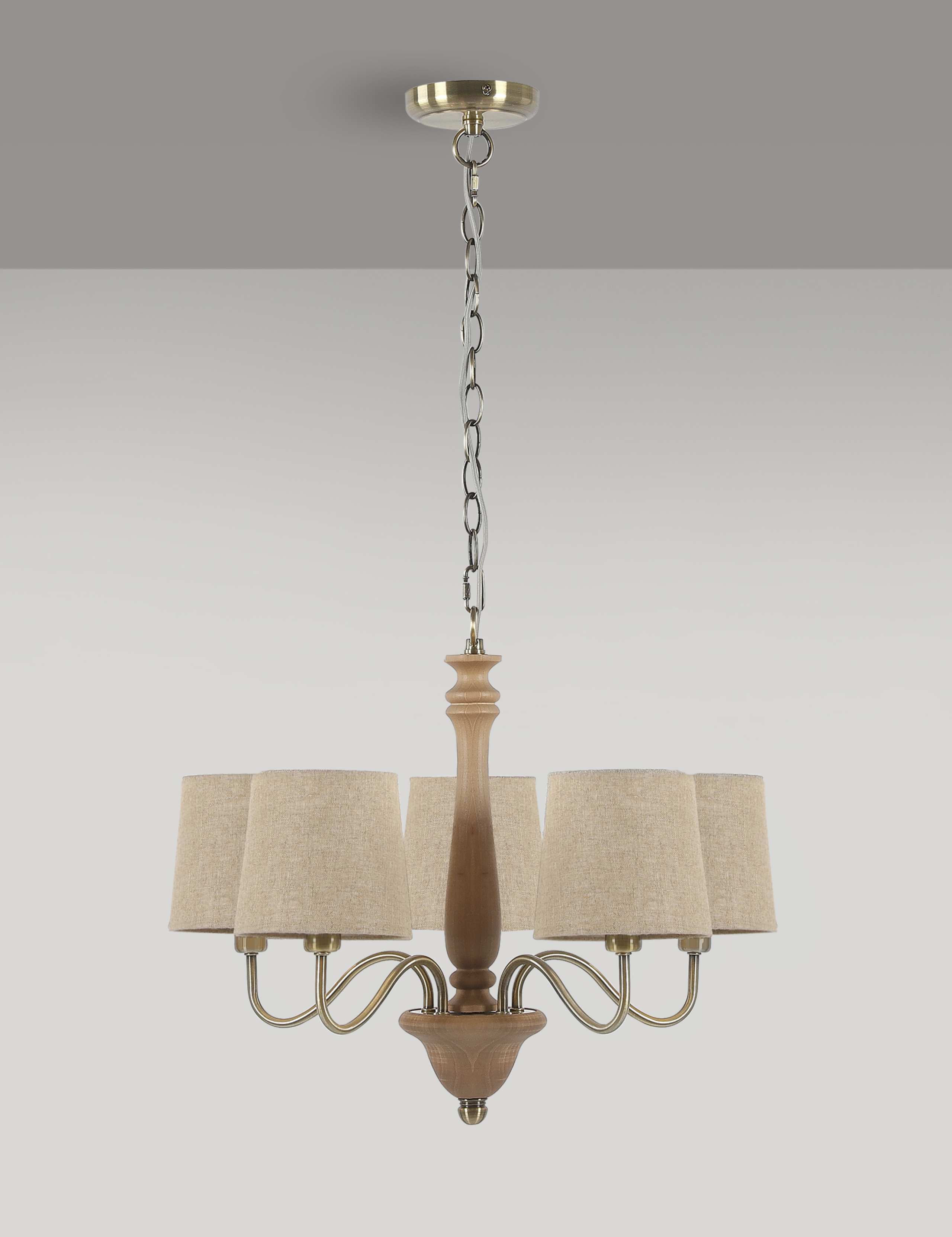 Wooden Chandelier 1 of 7