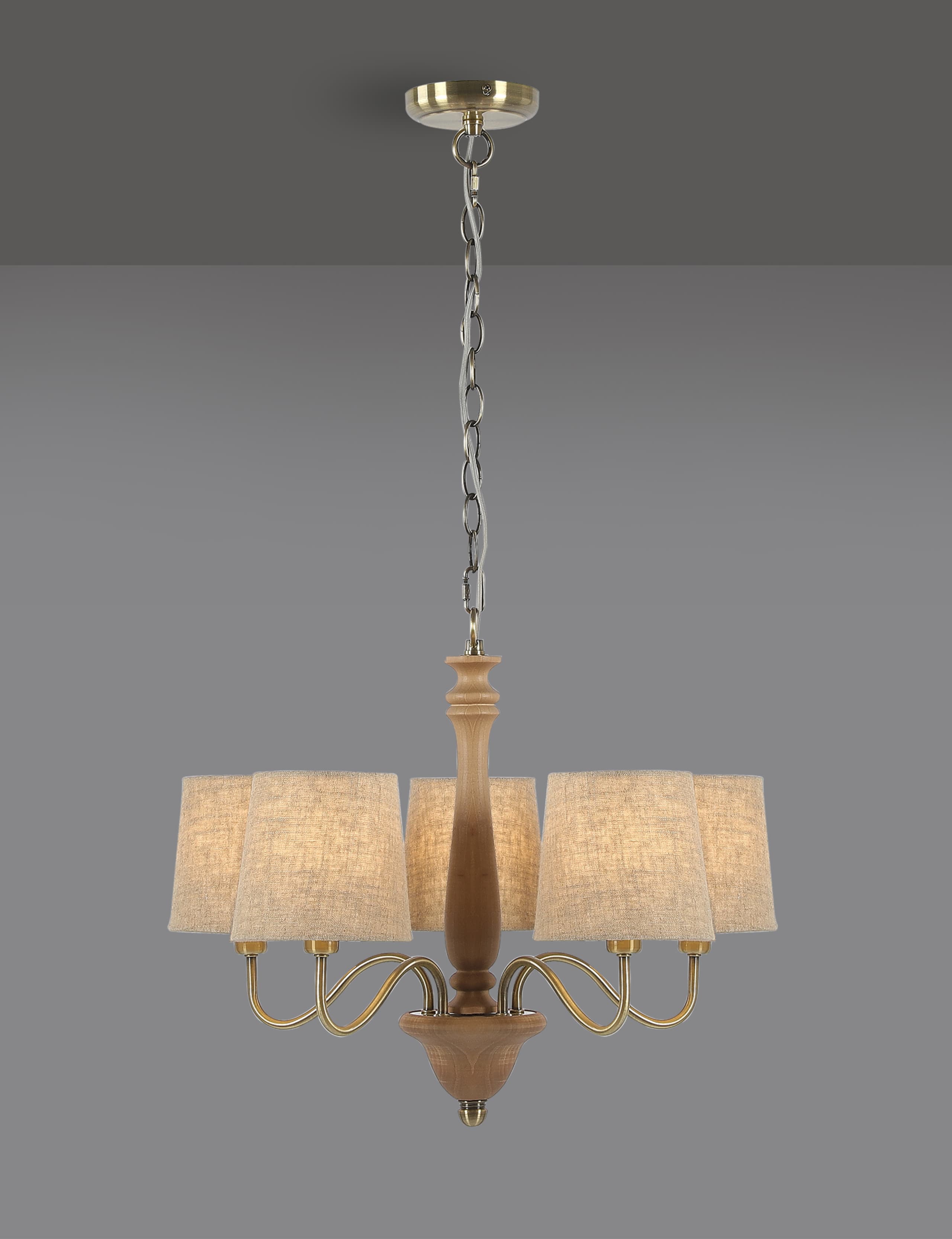 Wooden Chandelier 7 of 7